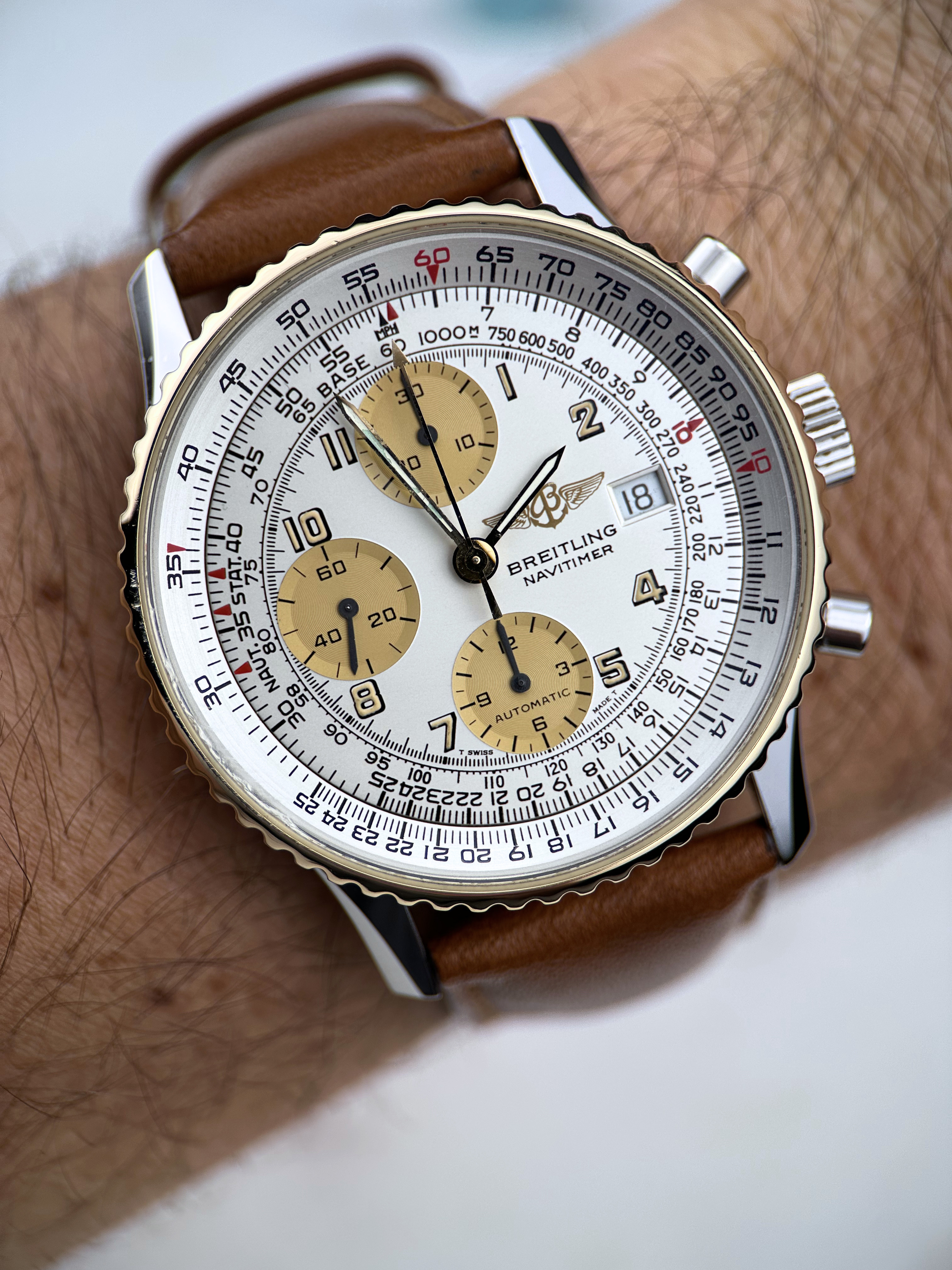 Breilting Navitimer Old Navitimer Weiß B13019 Automatik
