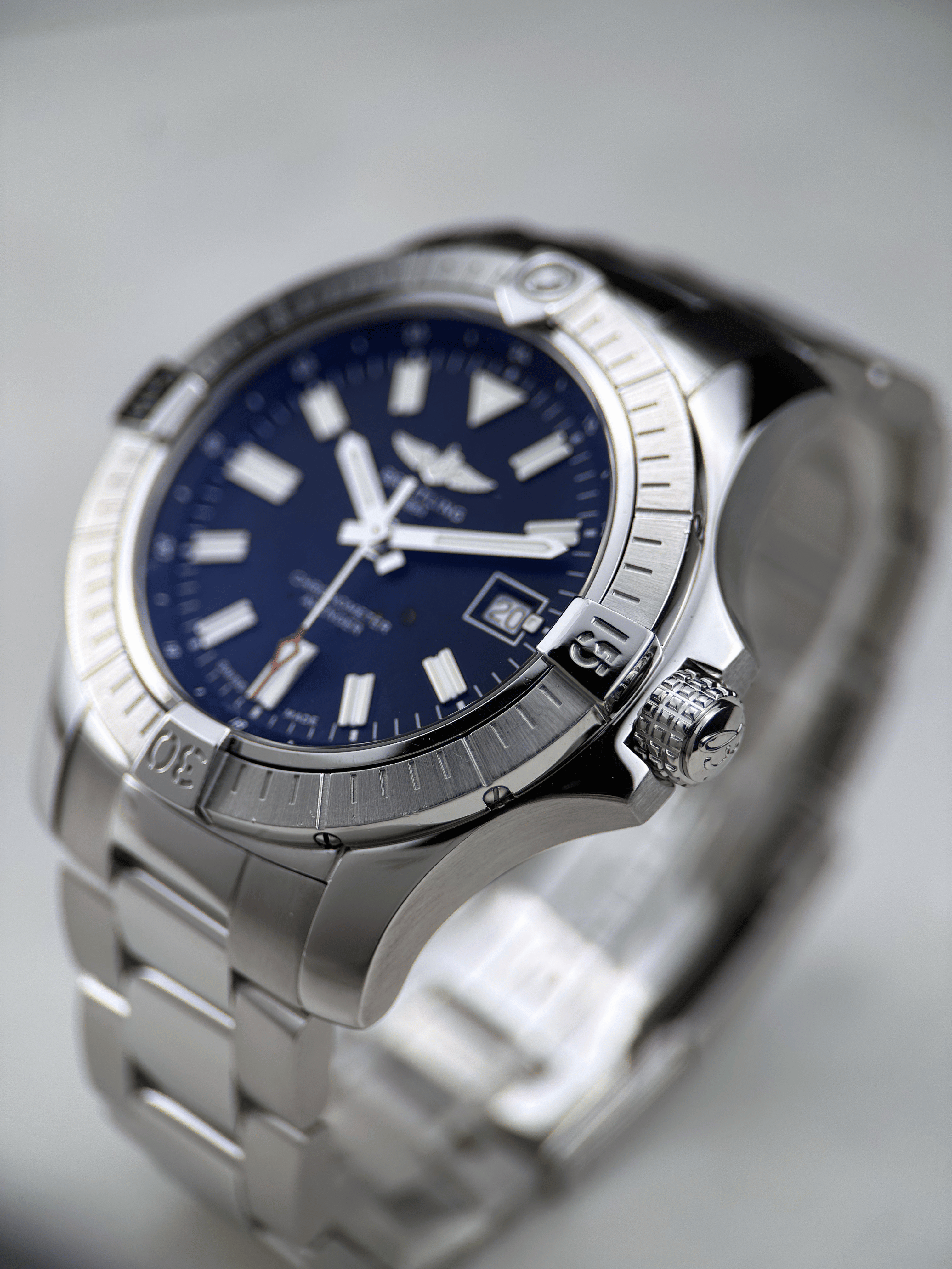 Breitling Avenger Schwarz A17318 Automatik Fullset 2018