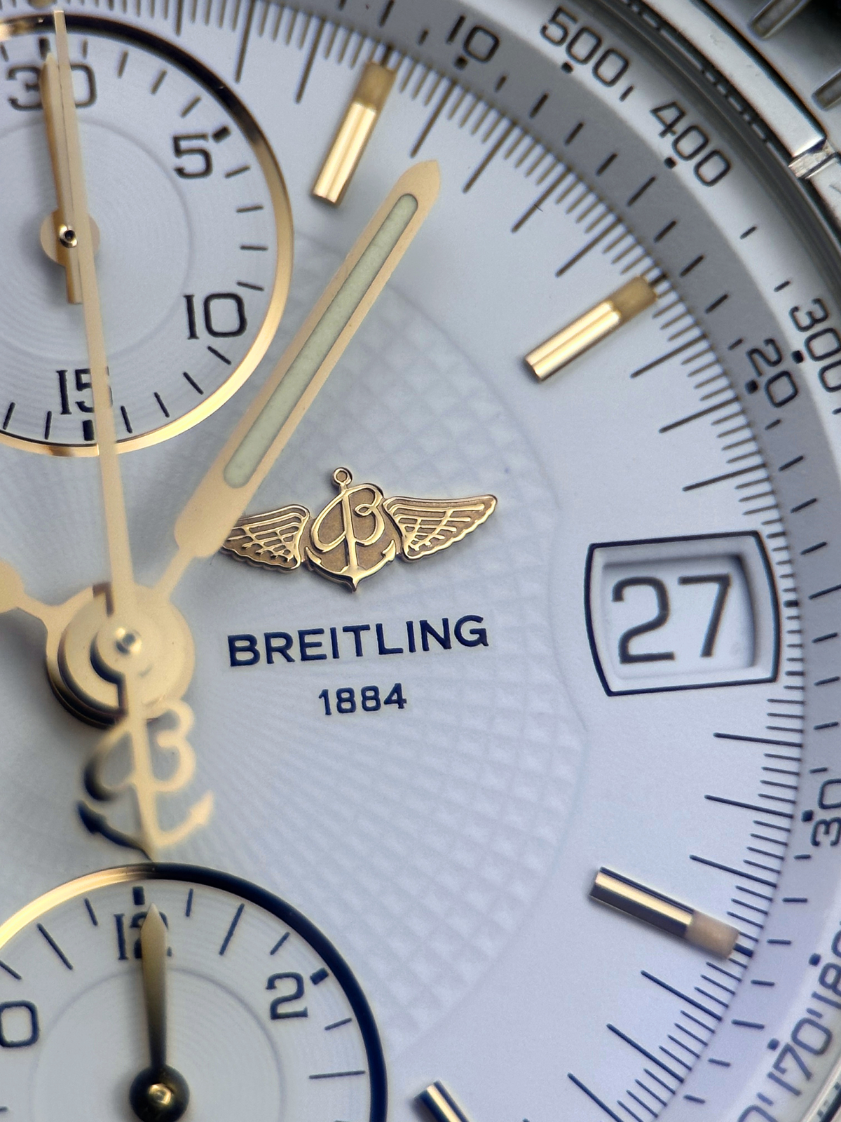 Breitling Chronomat 39mm Weiß 13050