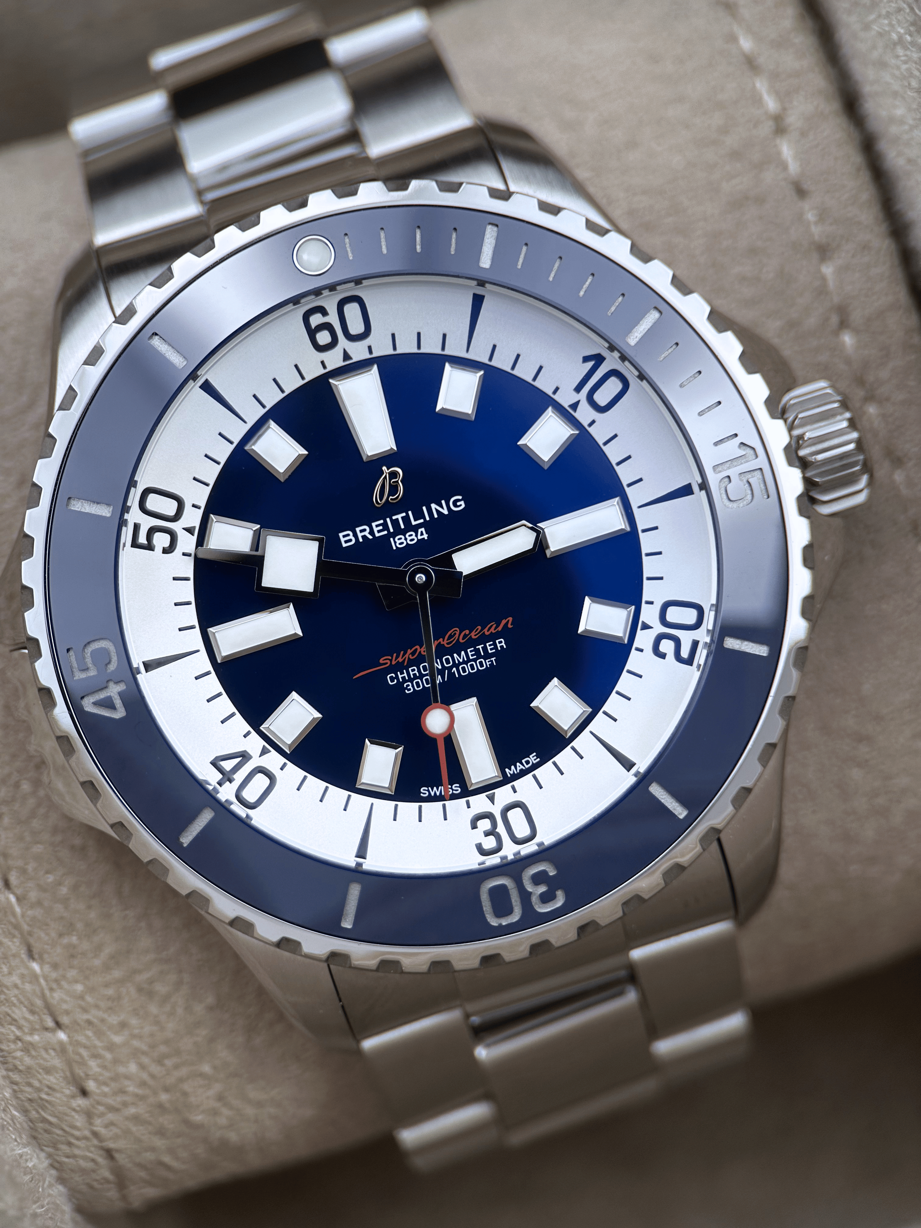 Breitling Super Ocean 46 Automatik A17378E71C1A1 Fullset 2019