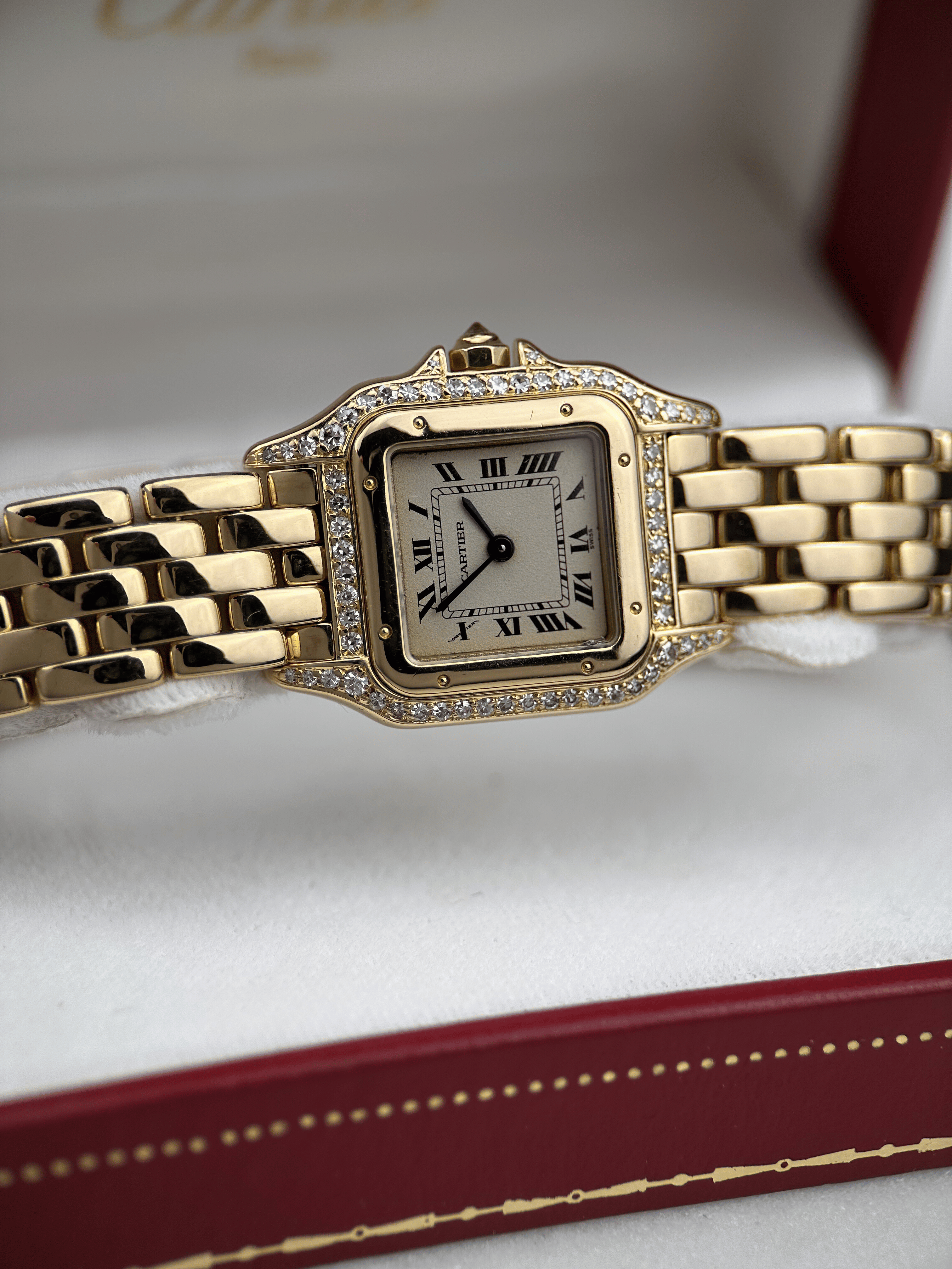 Cartier Panthere 18K Factory Diamond 8669191 Service Papiere