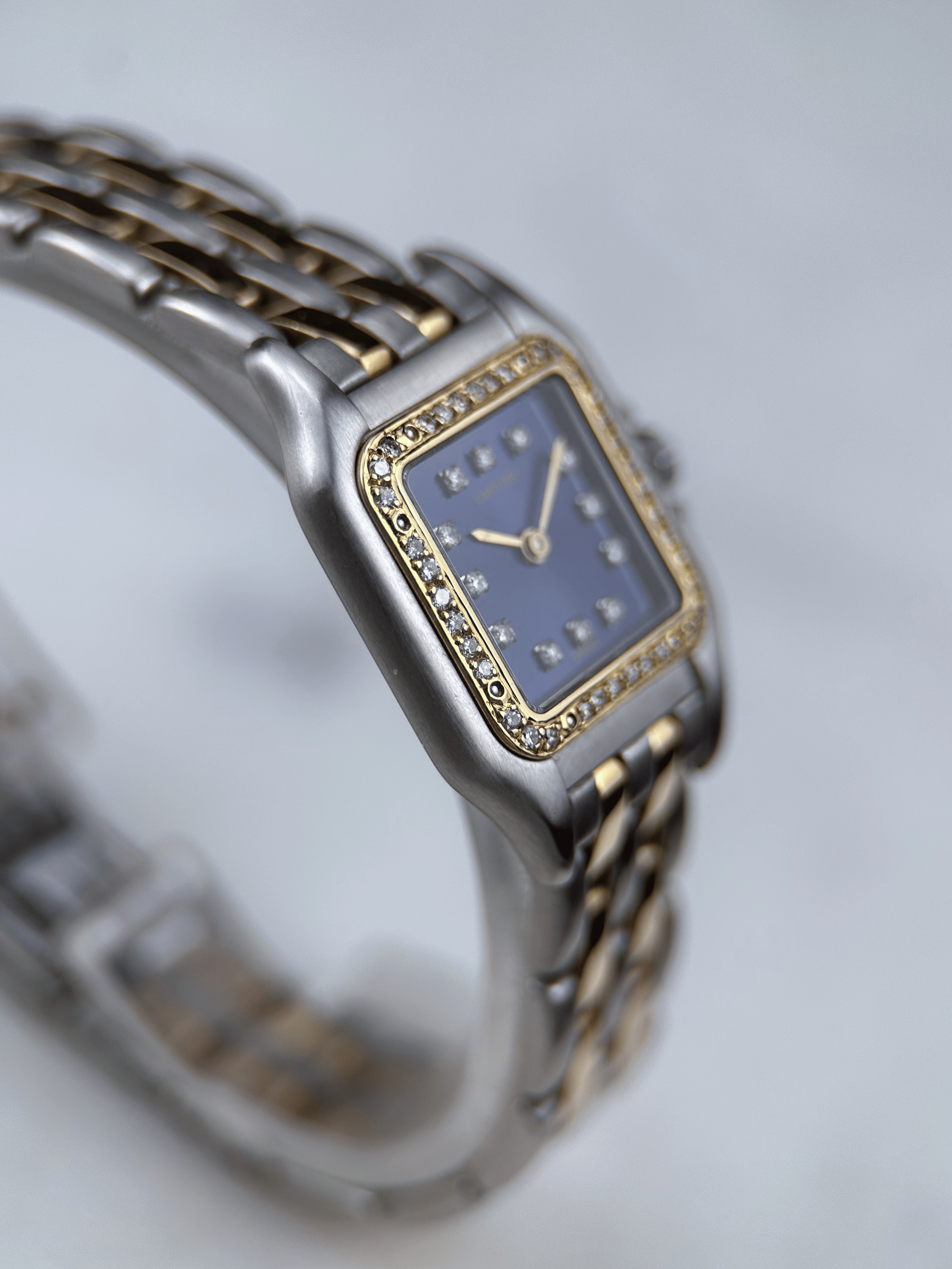 Cartier Panthere Lady Blau Brillant Aftermarket 166921 Fullset 1989