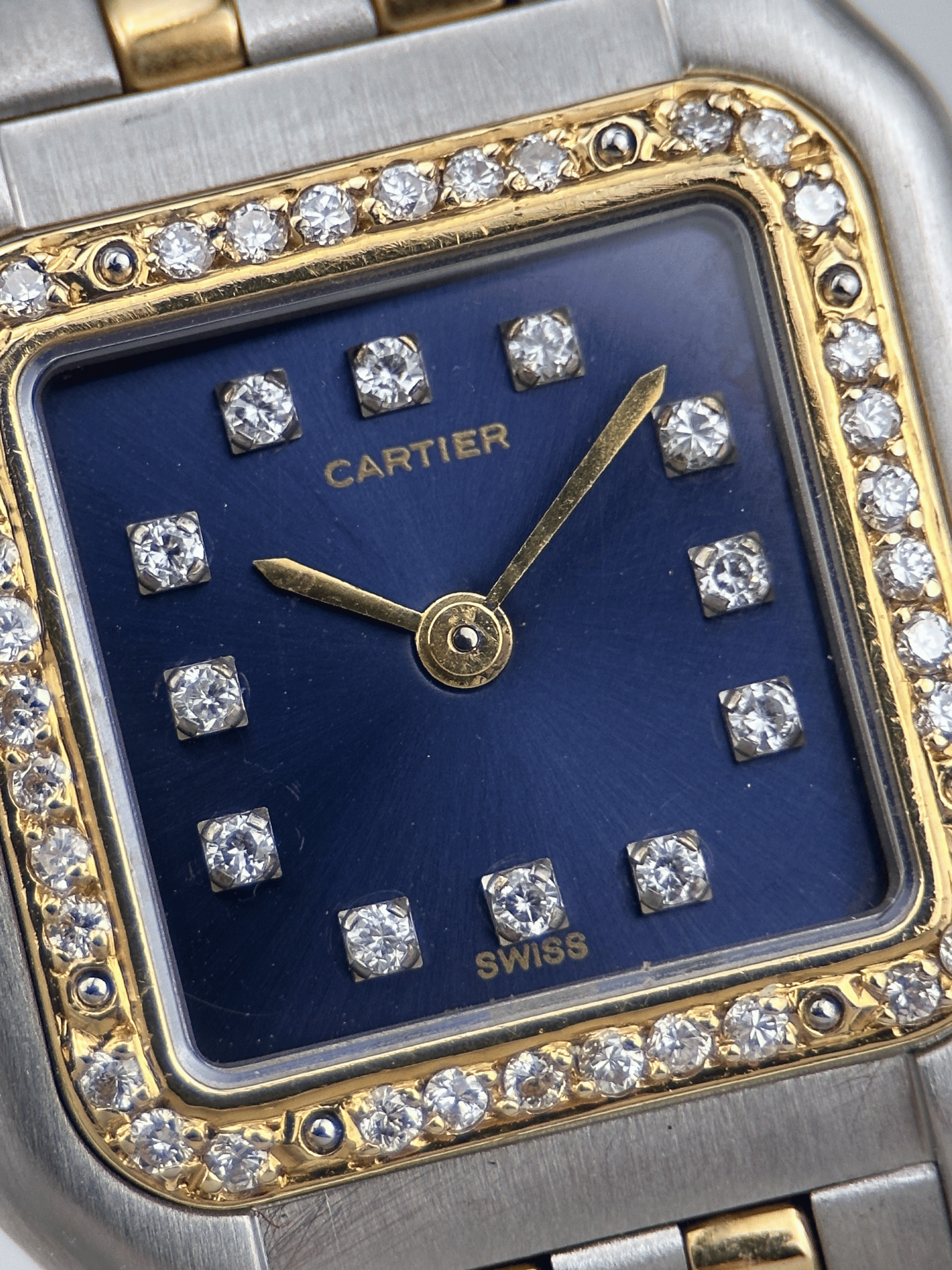 Cartier Panthere Lady Blau Brillant Aftermarket 166921 Fullset 1989
