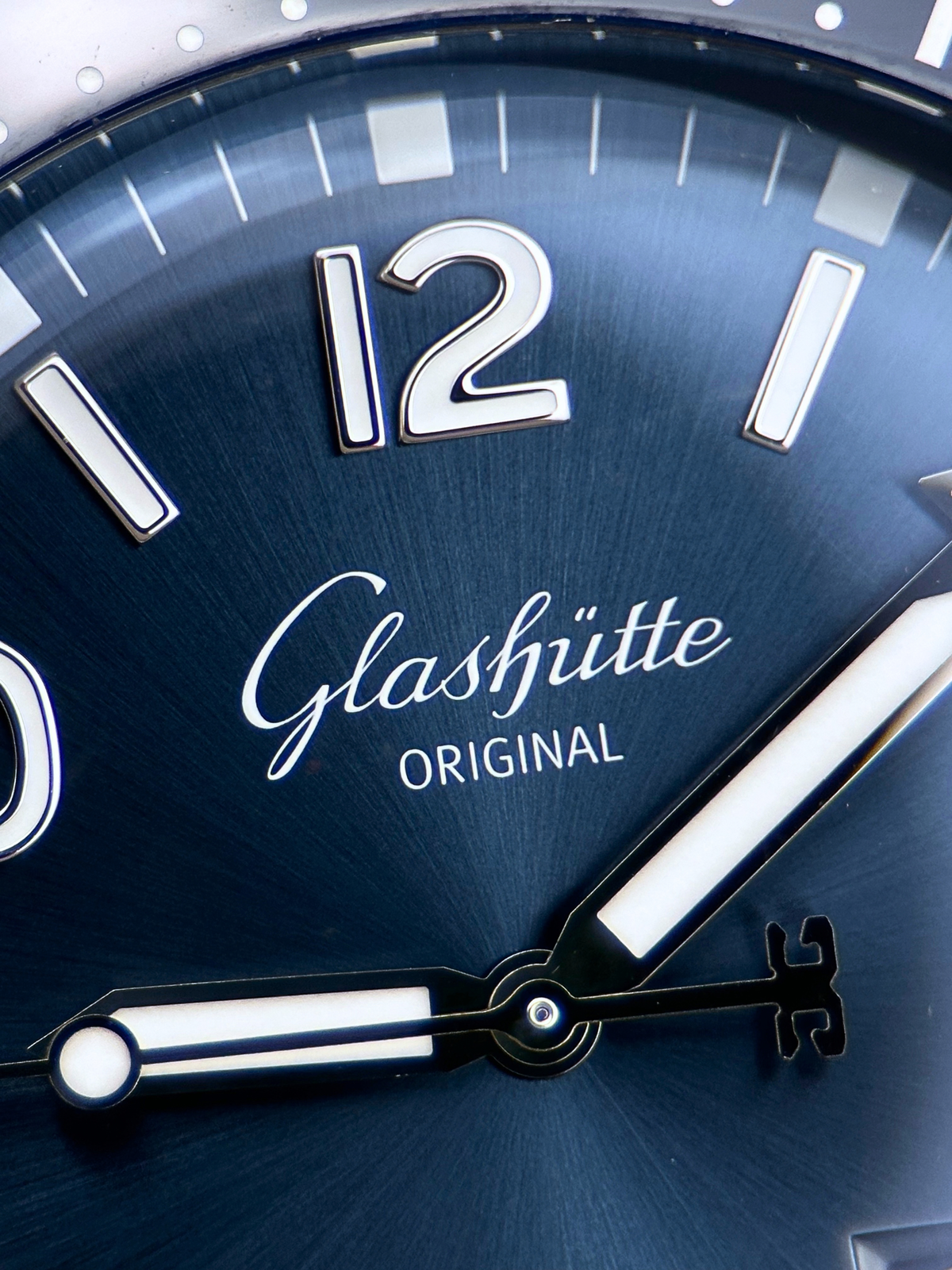Glashütte SeaQ Panoramadatum 136.13.02.81.08 Blau Fullset 2020