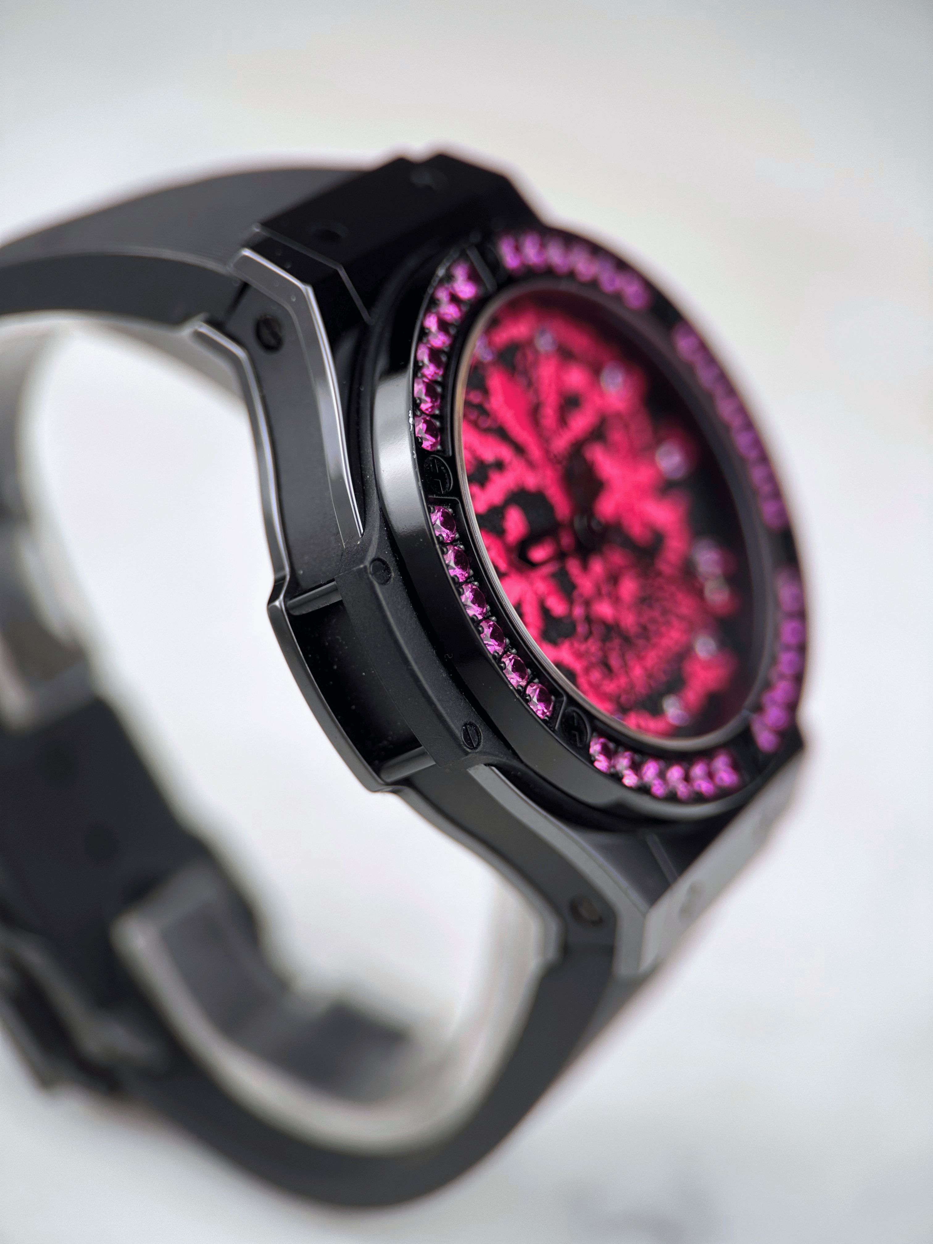 Hublot Big Bang 41mm "Suger Skull Hot Pink" Limited Edition Fullset 2017