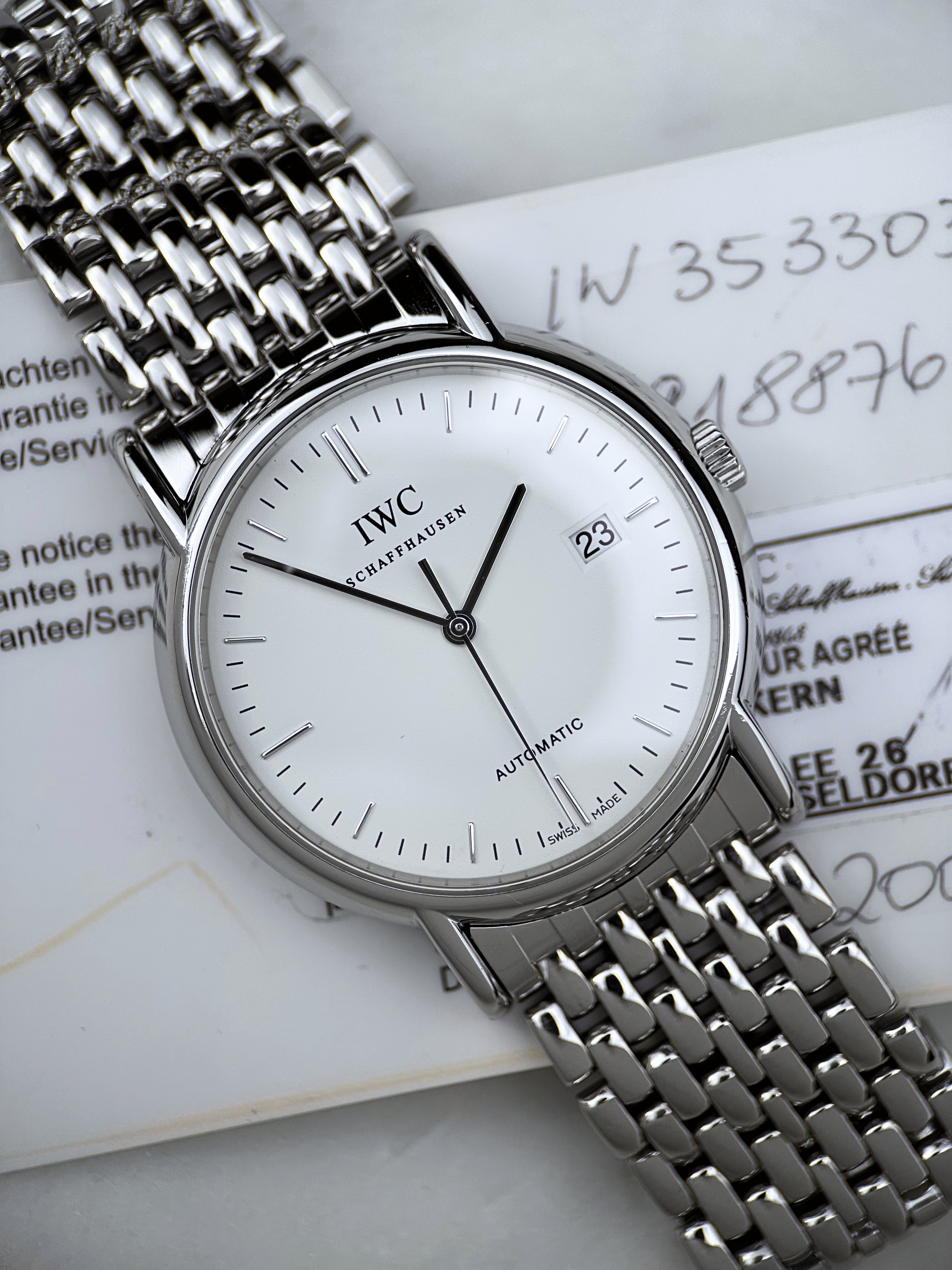 IWC Portofino Automatik IW353303 Org. Papiere 2005