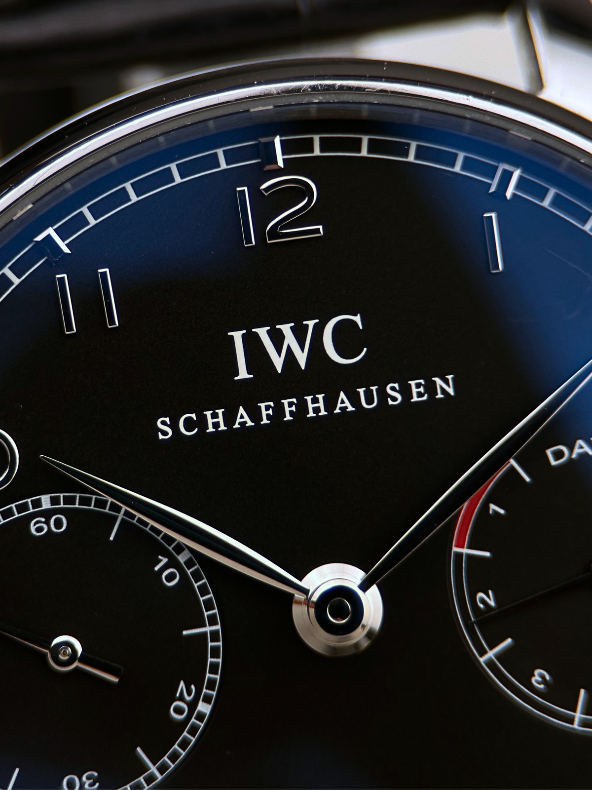 IWC Portugieser 7 Days Schwarz IW500109 Fullset