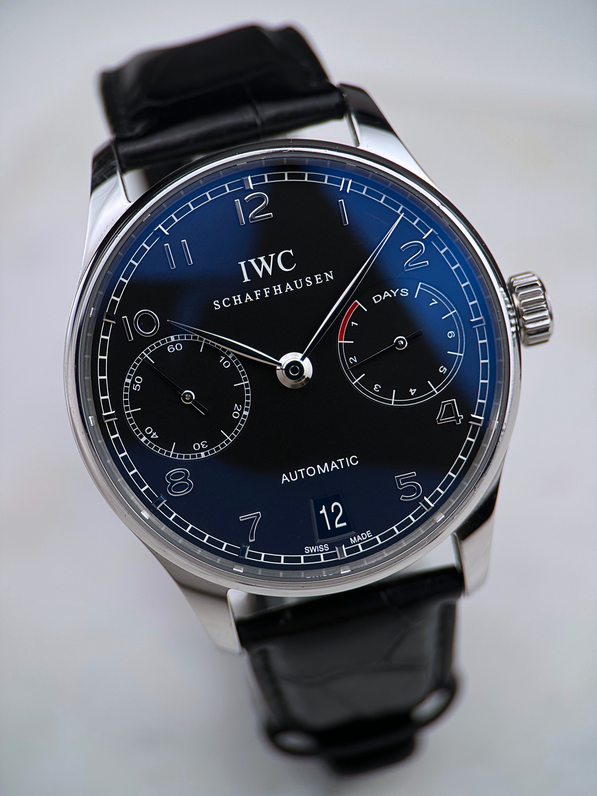 IWC Portugieser 7 Days Schwarz IW500109 Fullset
