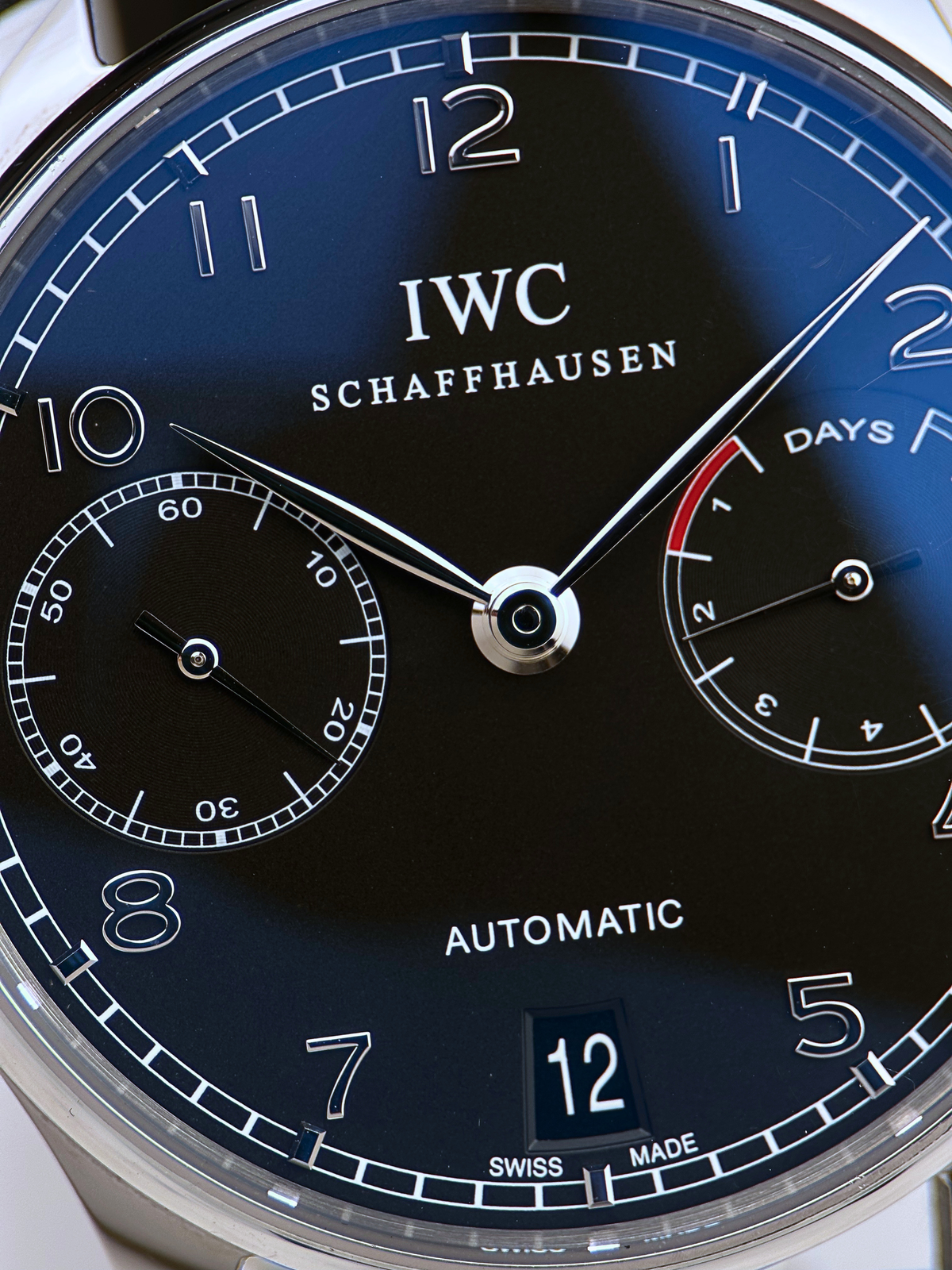 IWC Portugieser 7 Days Schwarz IW500109 Fullset