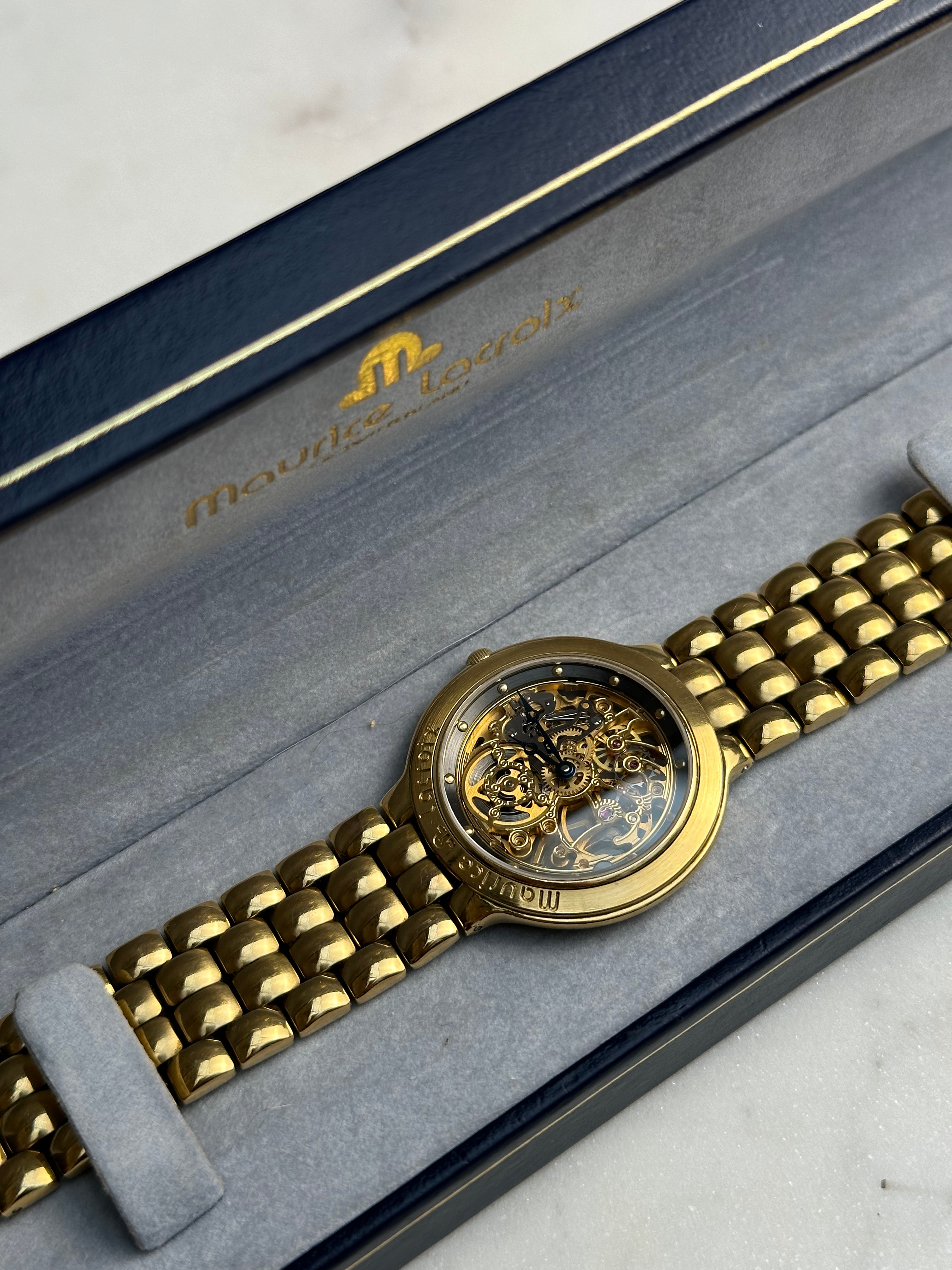 Maurice Lacroix Skeletton 12132-5201 Fullset 1990