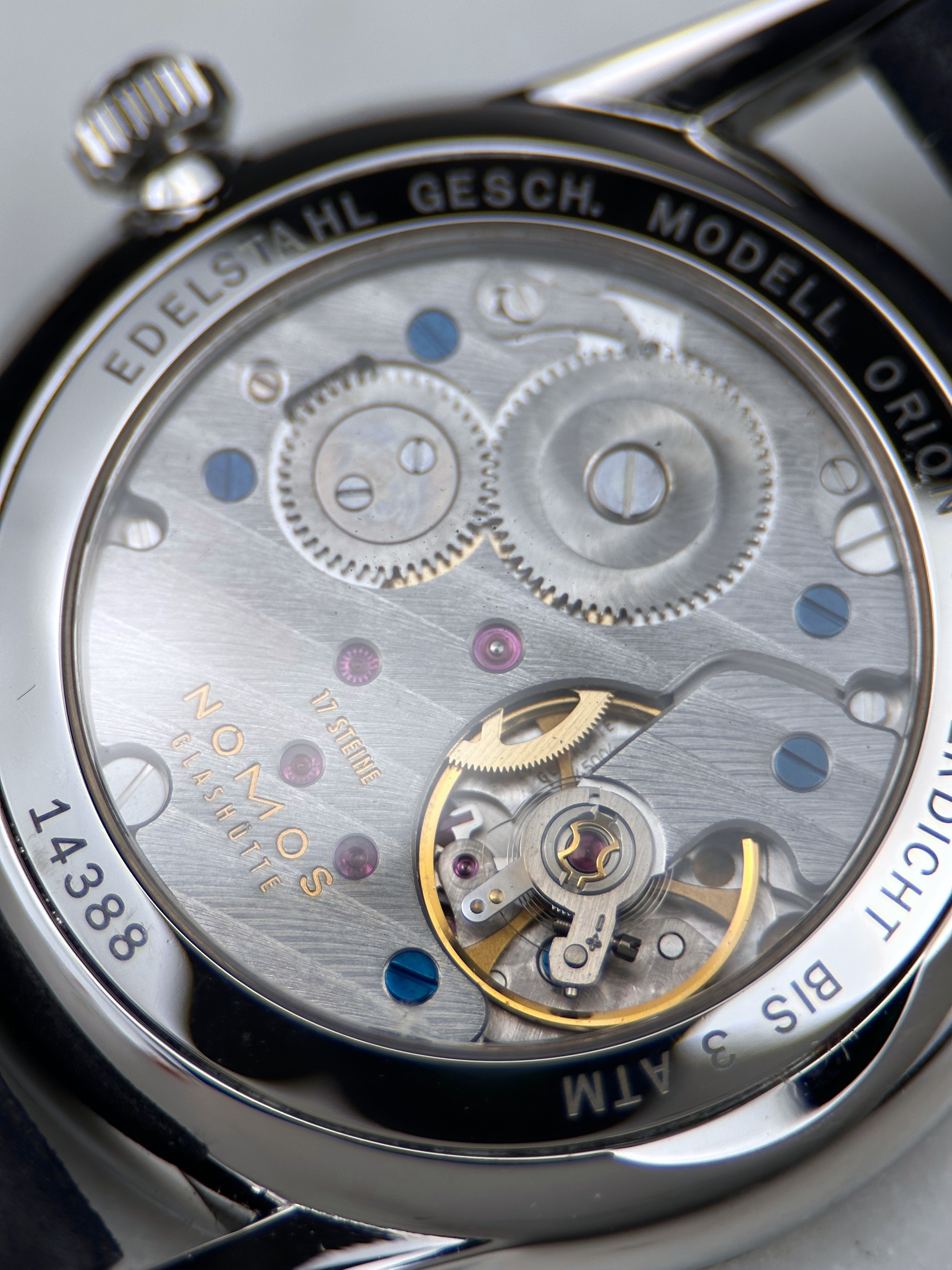 Nomos Orion Silber 309 Fullset 2009