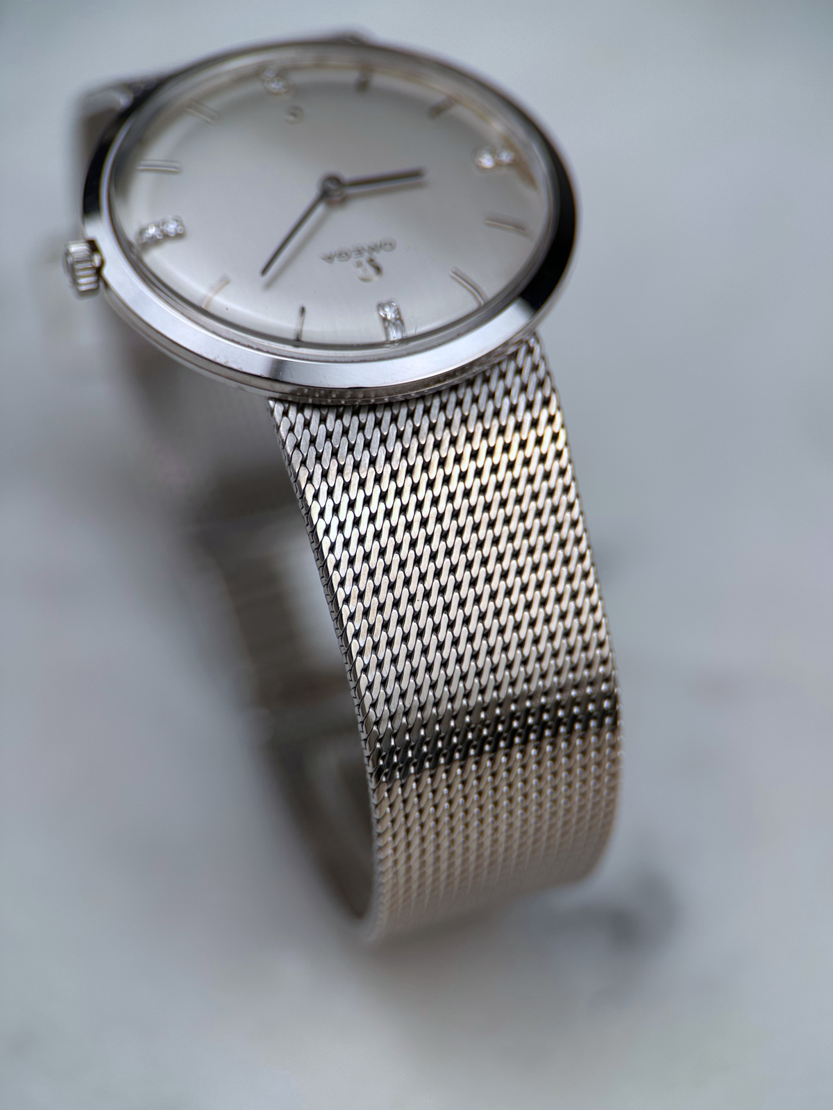 Omega 18K Weißgold 7766 Brillant