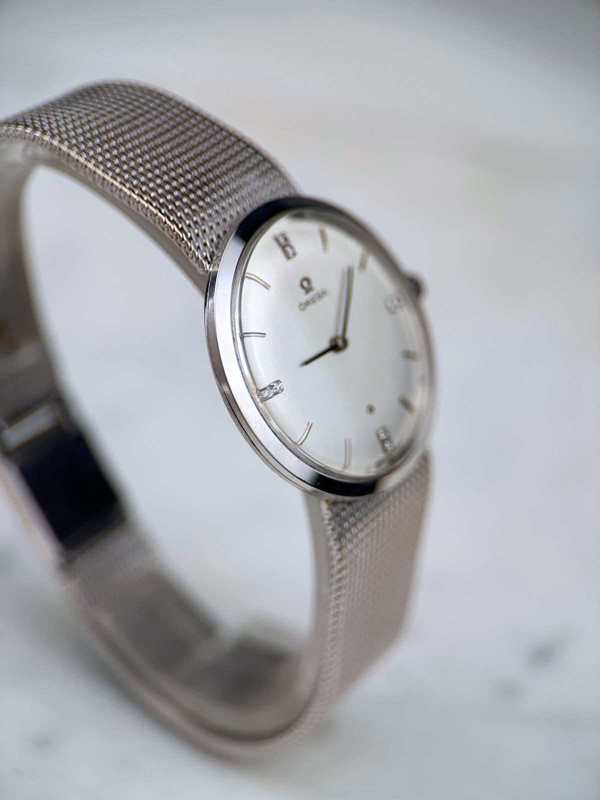Omega 18K Weißgold 7766 Brillant