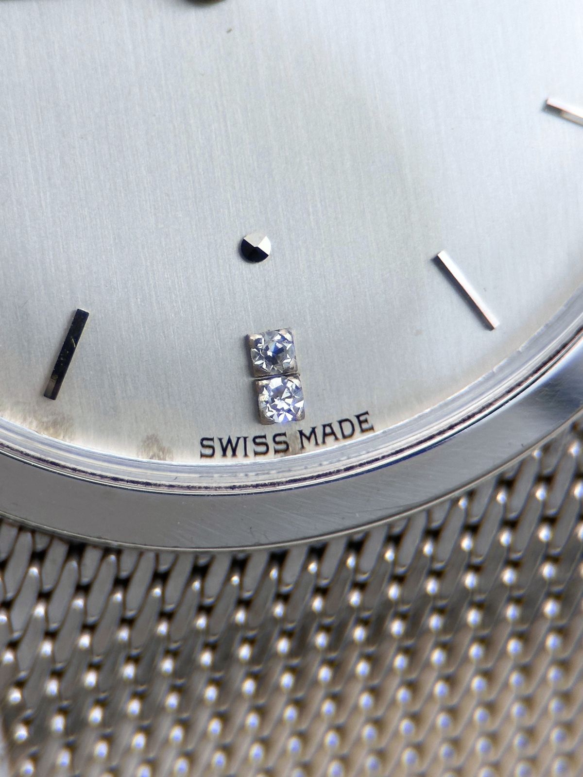 Omega 18K Weißgold 7766 Brillant