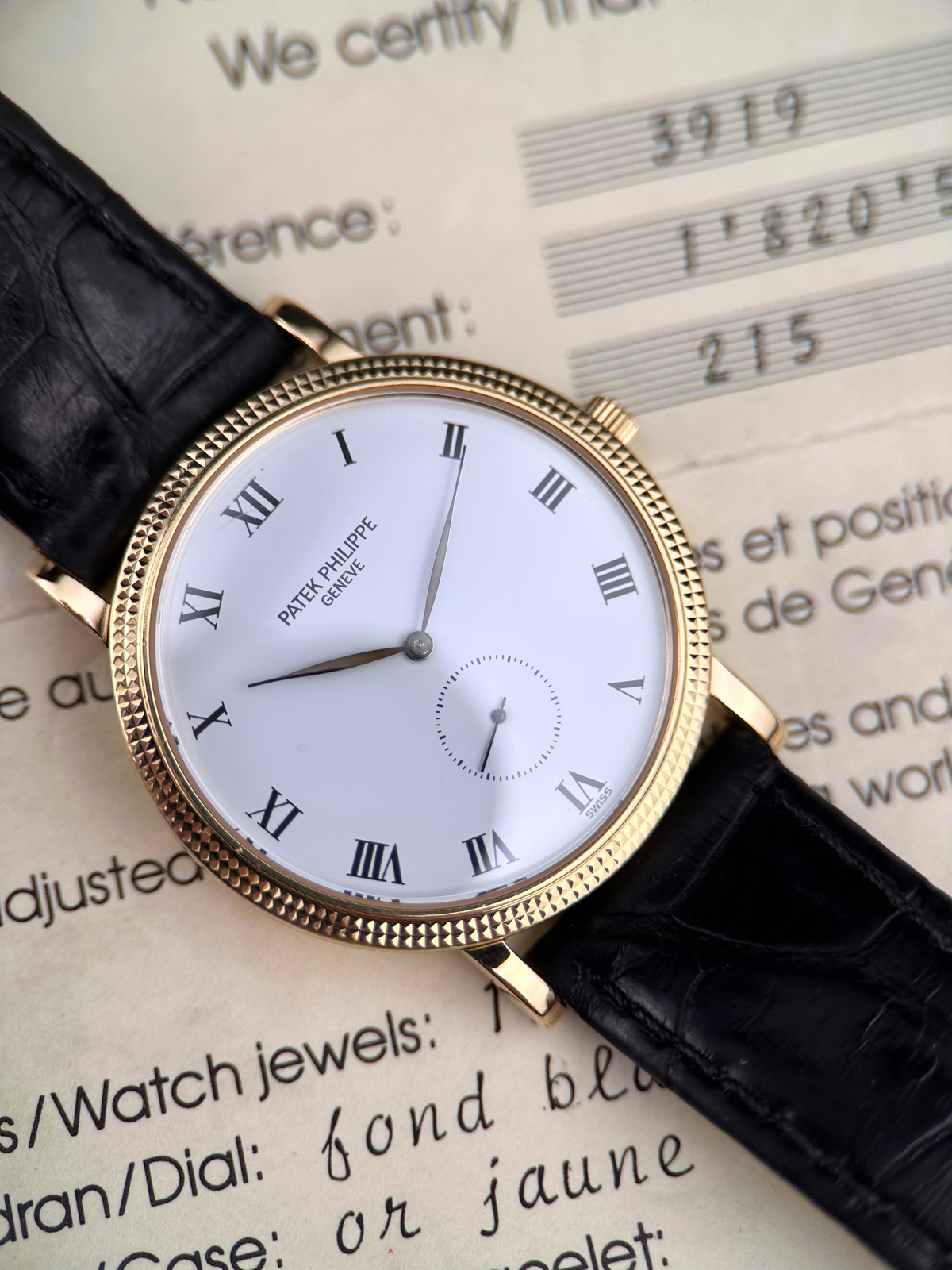 Patek Philippe Calatrava 3919 Fullset 1990