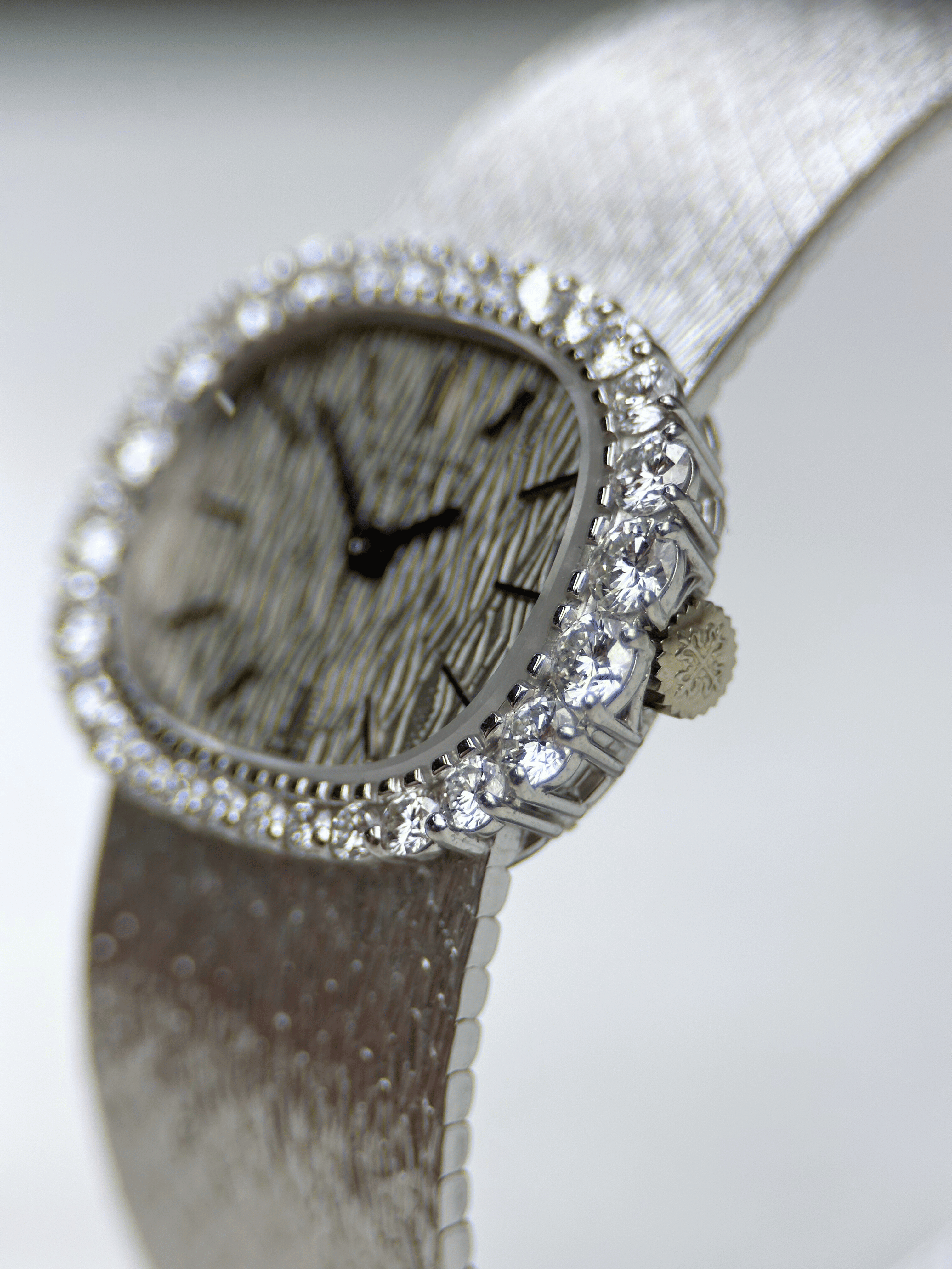 Patek Philippe WG Brillant 3394/1 Org. Papiere 1975