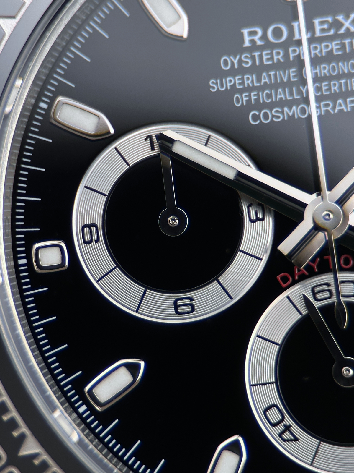 Rolex Cosmograph Daytona Schwarz 116500LN Fullset 2019