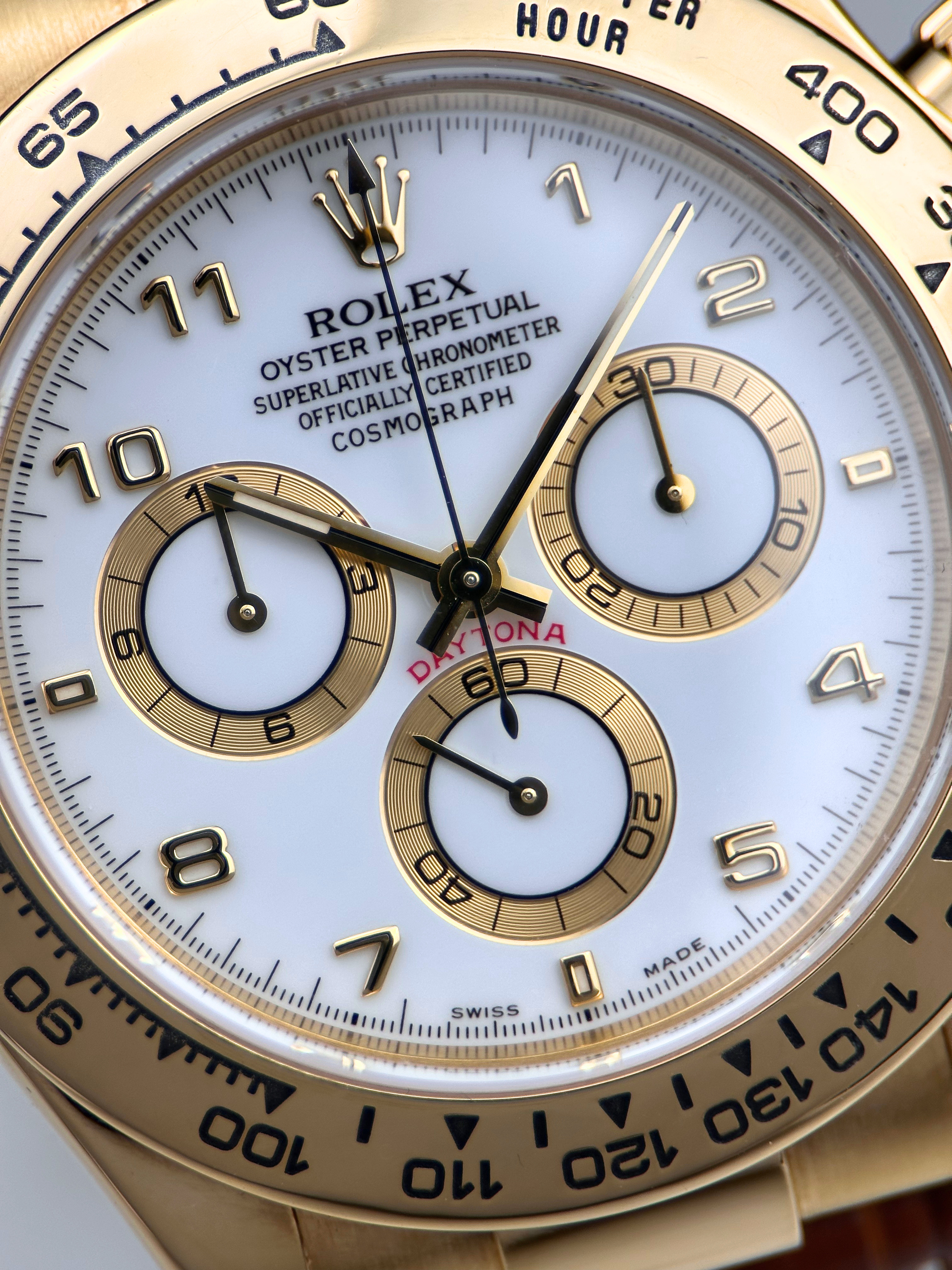 Rolex Cosmograph Daytona Weiß 116518 F-Serie Fullset 2005