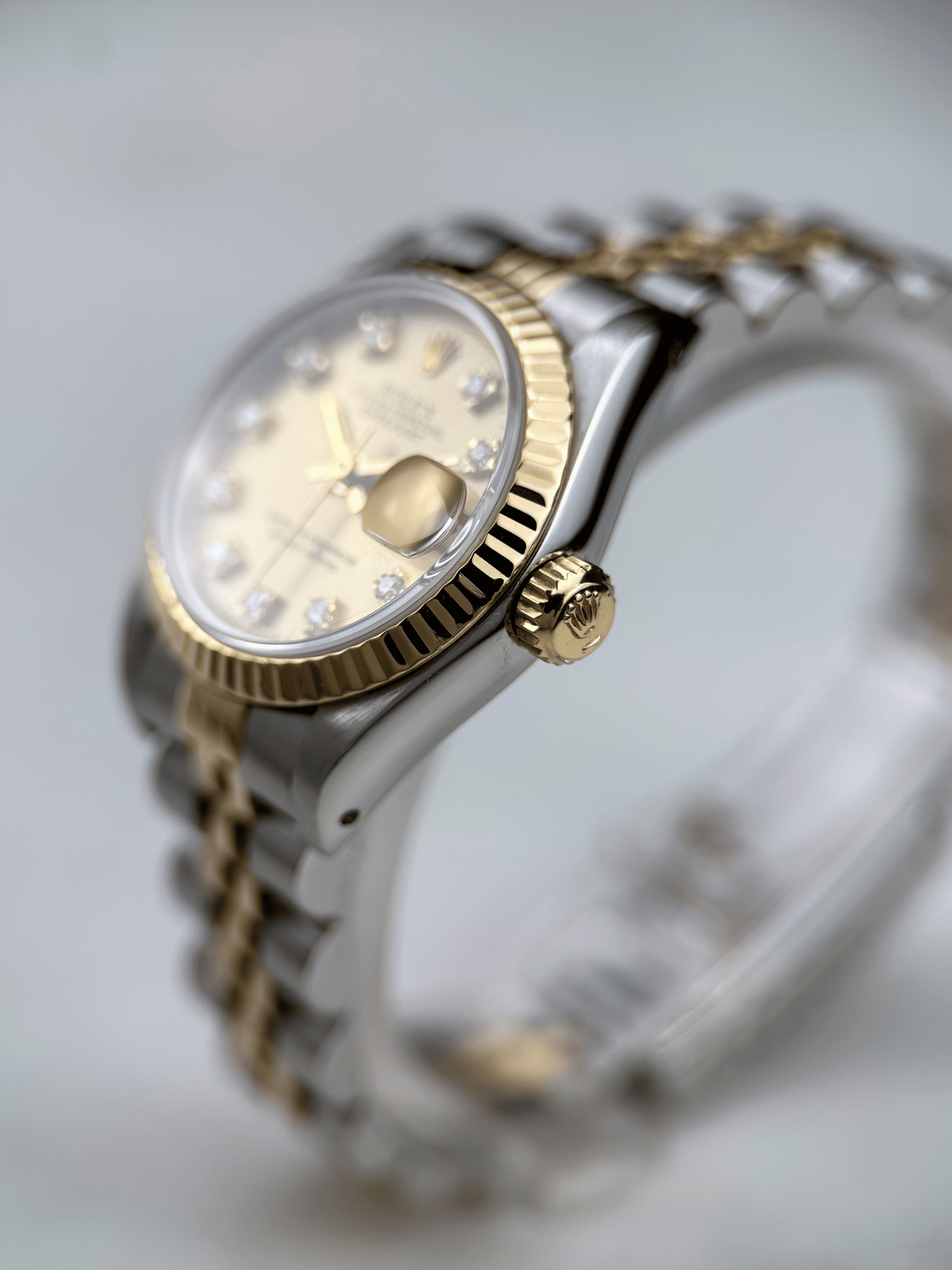 Rolex Datejust 26 69173 Champagner Brillant R- Serie 1987