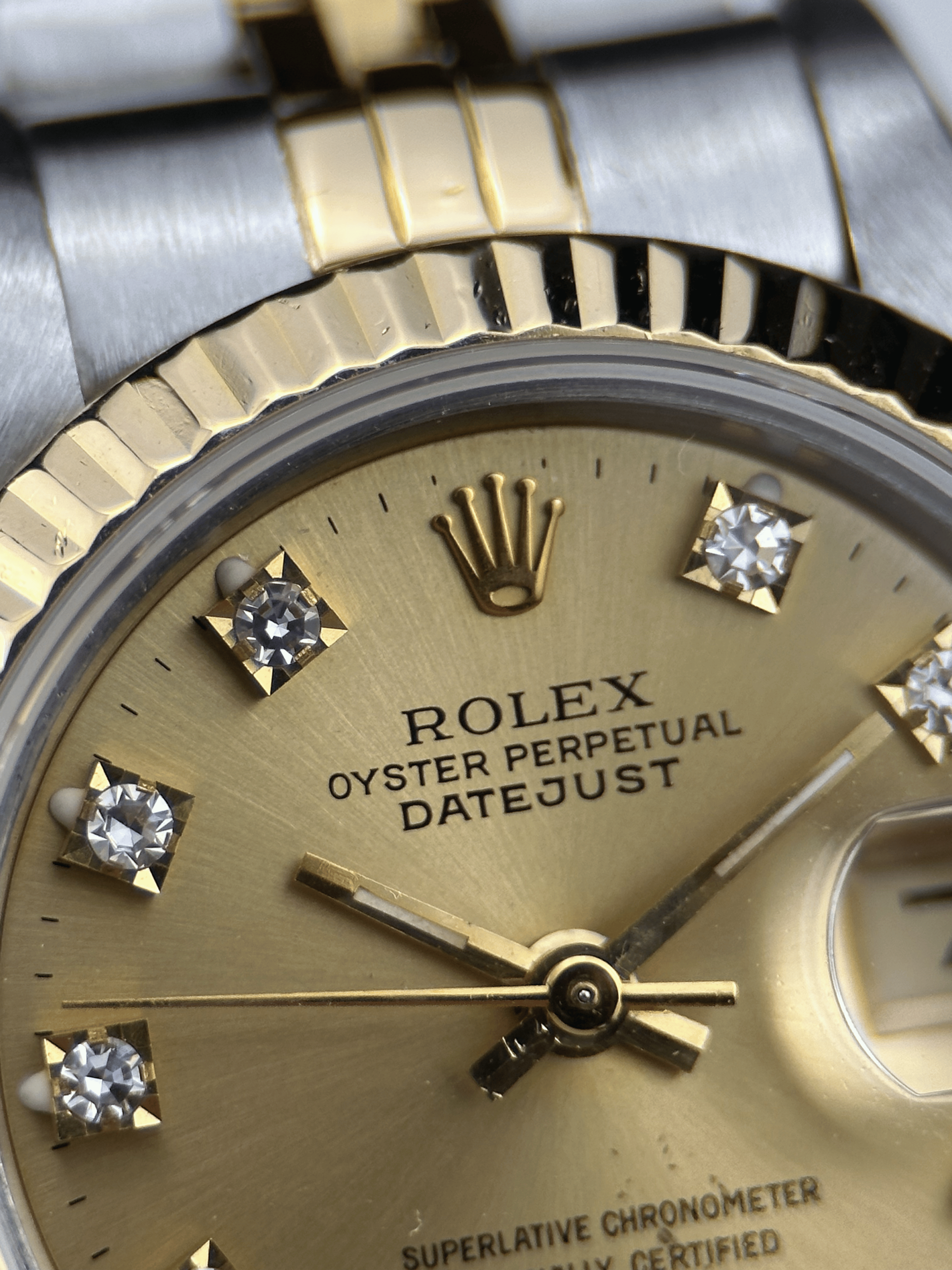 Rolex Datejust 26 69173 Champagner Brillant R- Serie 1987