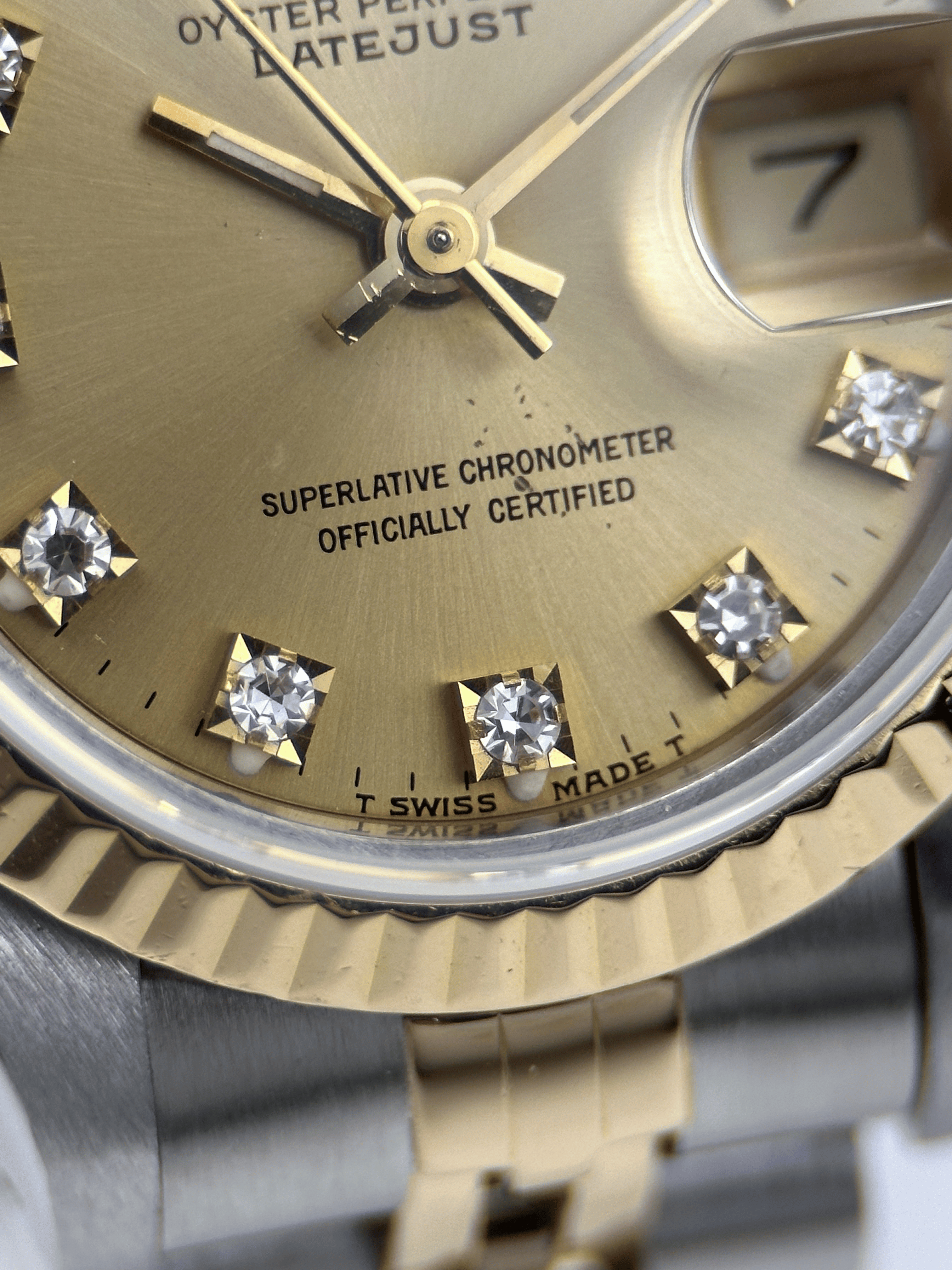 Rolex Datejust 26 69173 Champagner Brillant R- Serie 1987