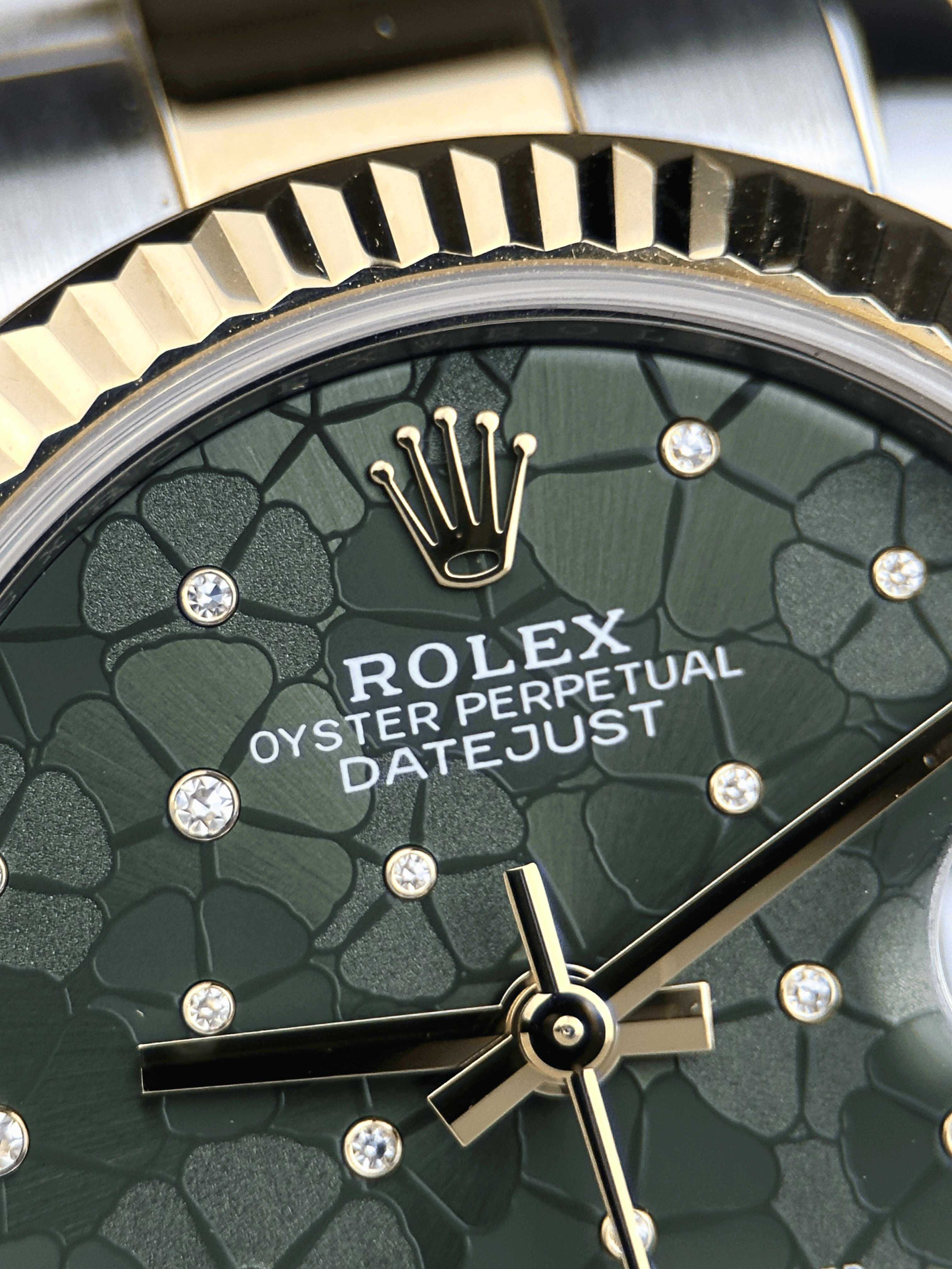 Rolex Datejust 31 Grün Floral Brillant 278273 Fullset 2023