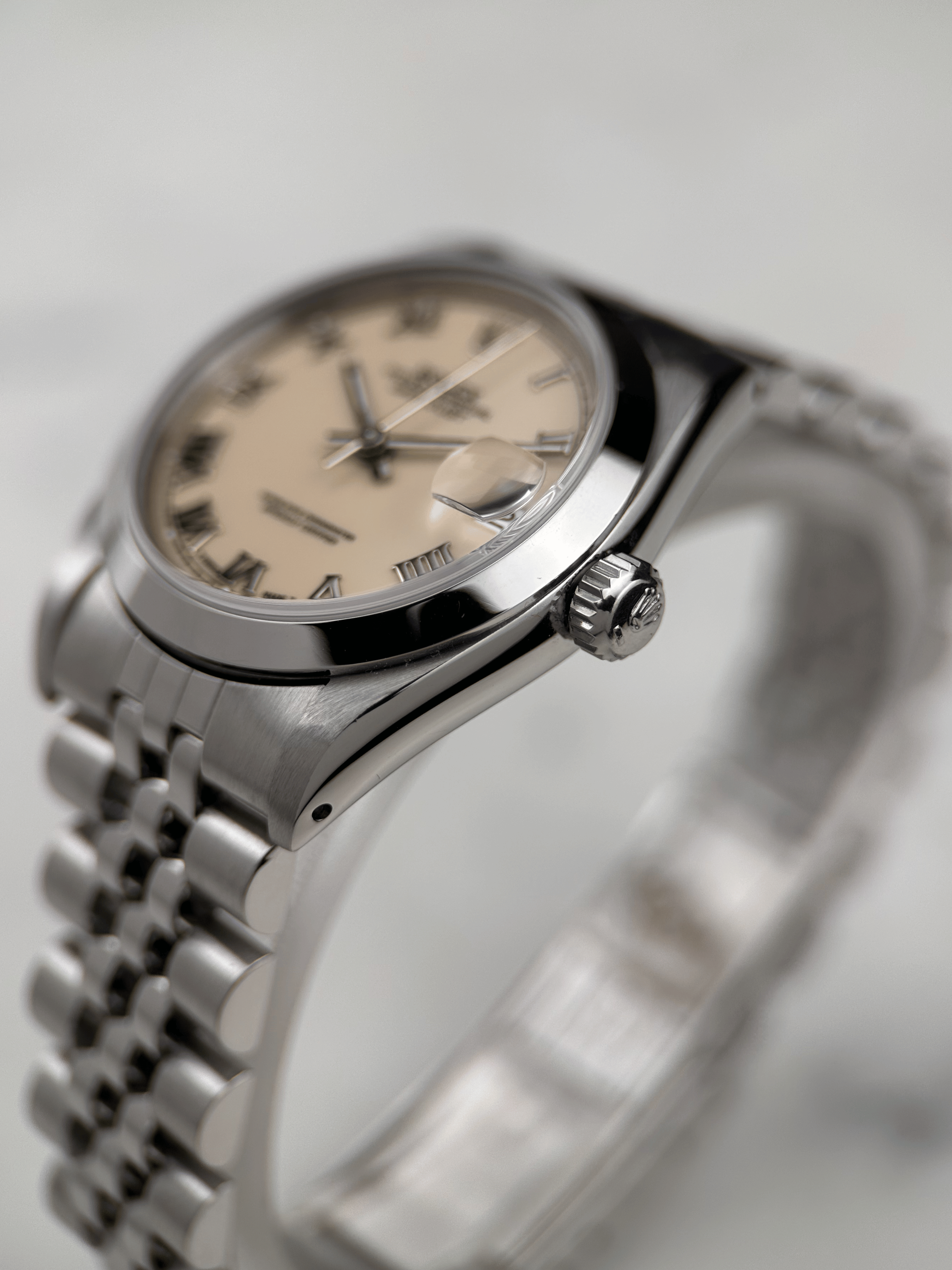Rolex Datejust 31 Elfenbein "Ivory Roman" 68240 E-Serie 1990