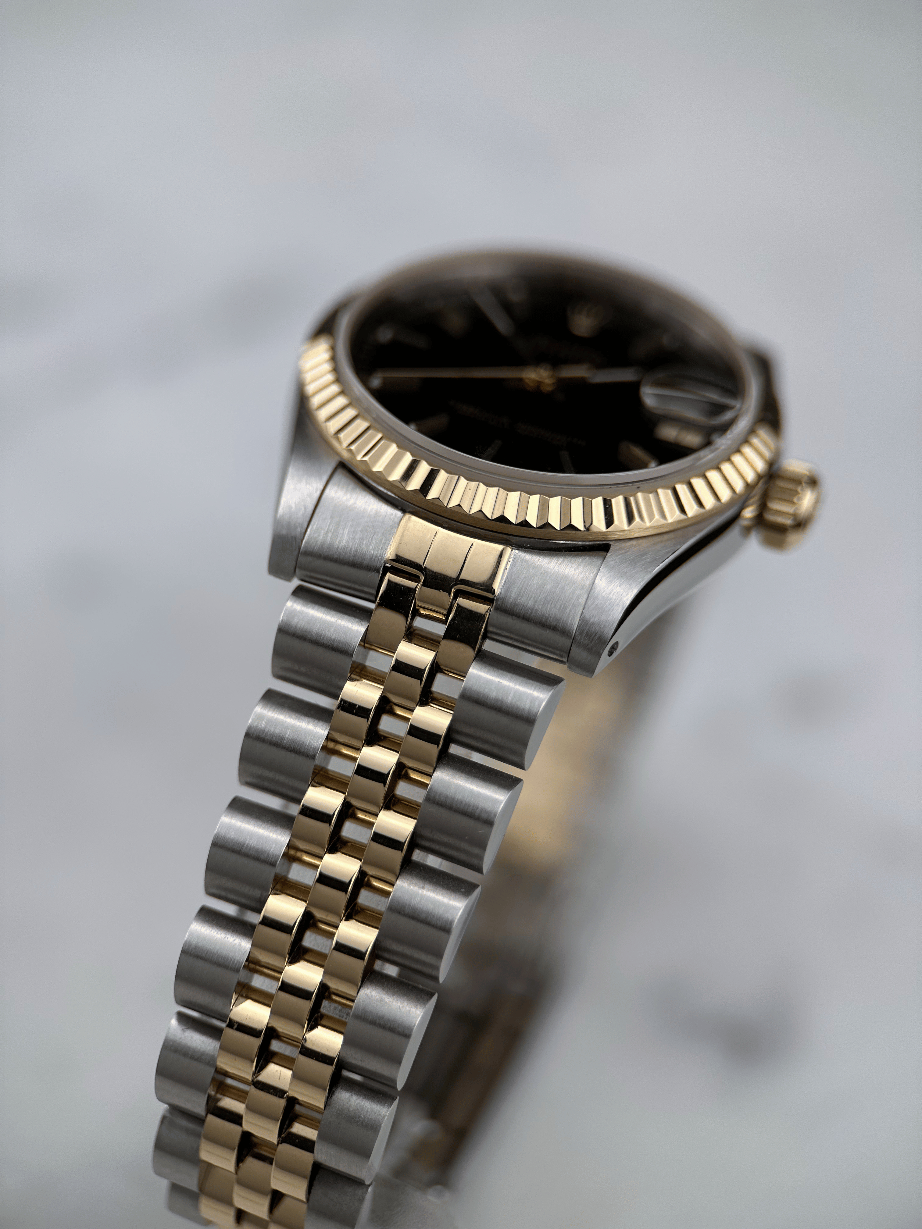 Rolex Datejust 31mm Schwarz 68273 Fullset 1985
