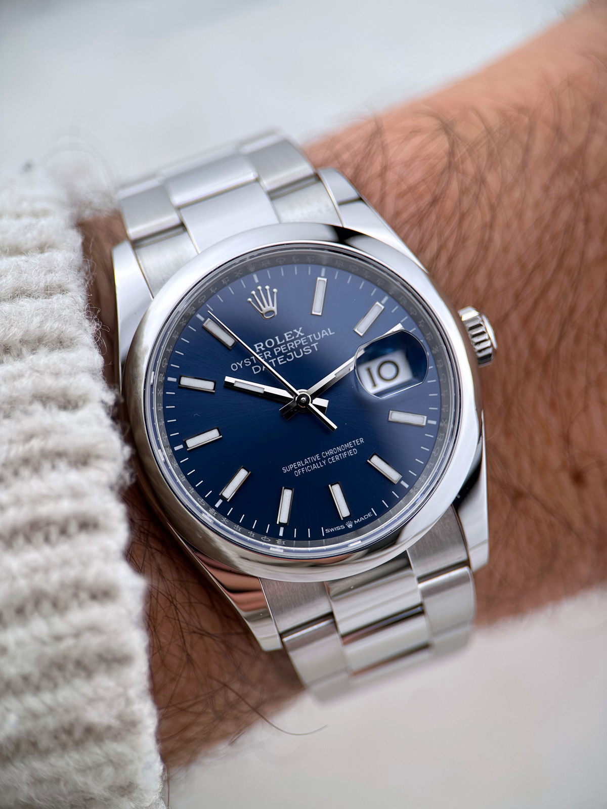 Rolex Datejust 36 126200 Blau Fullset 2025