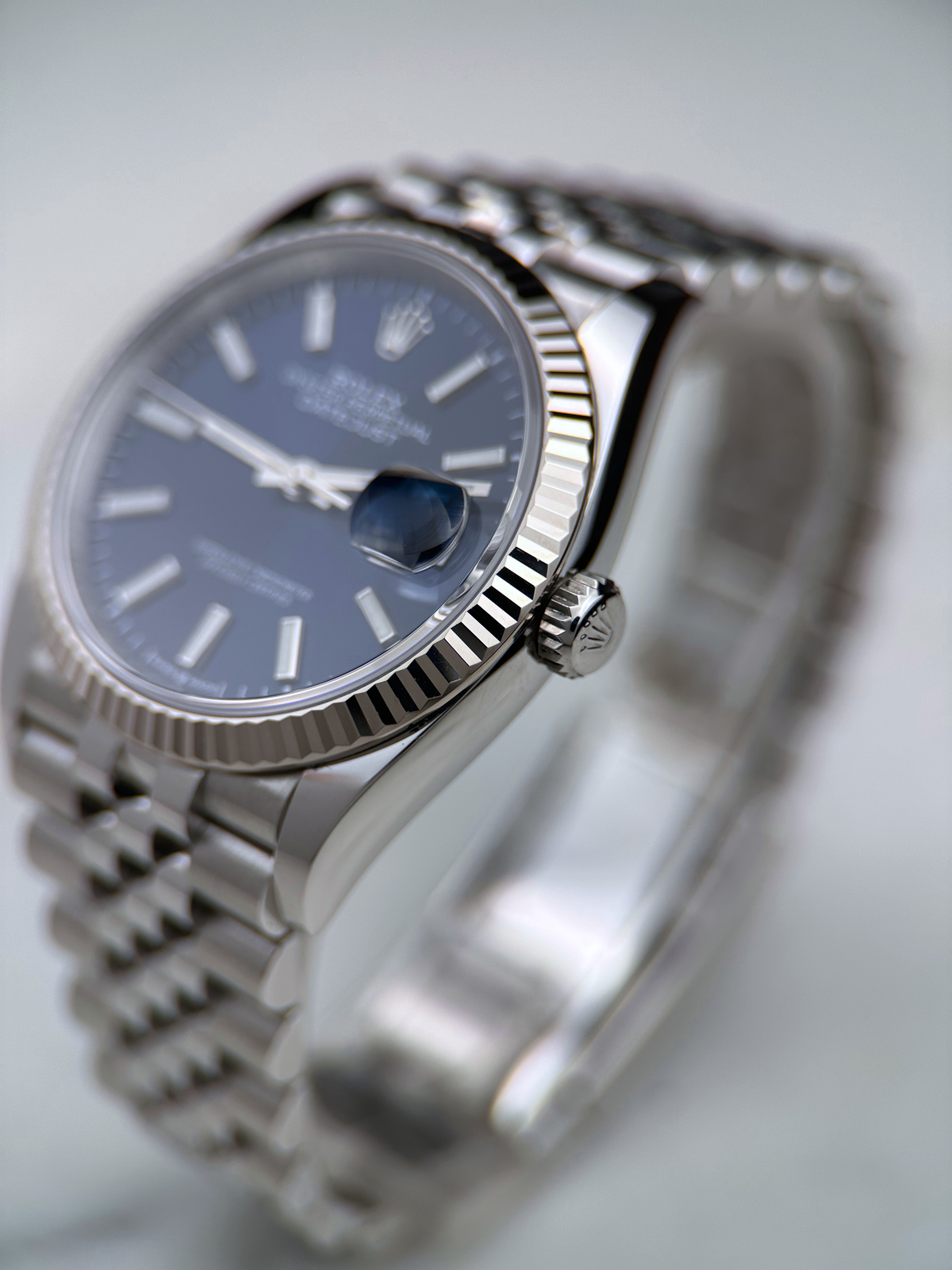 Rolex Datejust 36 Blau Index 126234 Fullset 2019