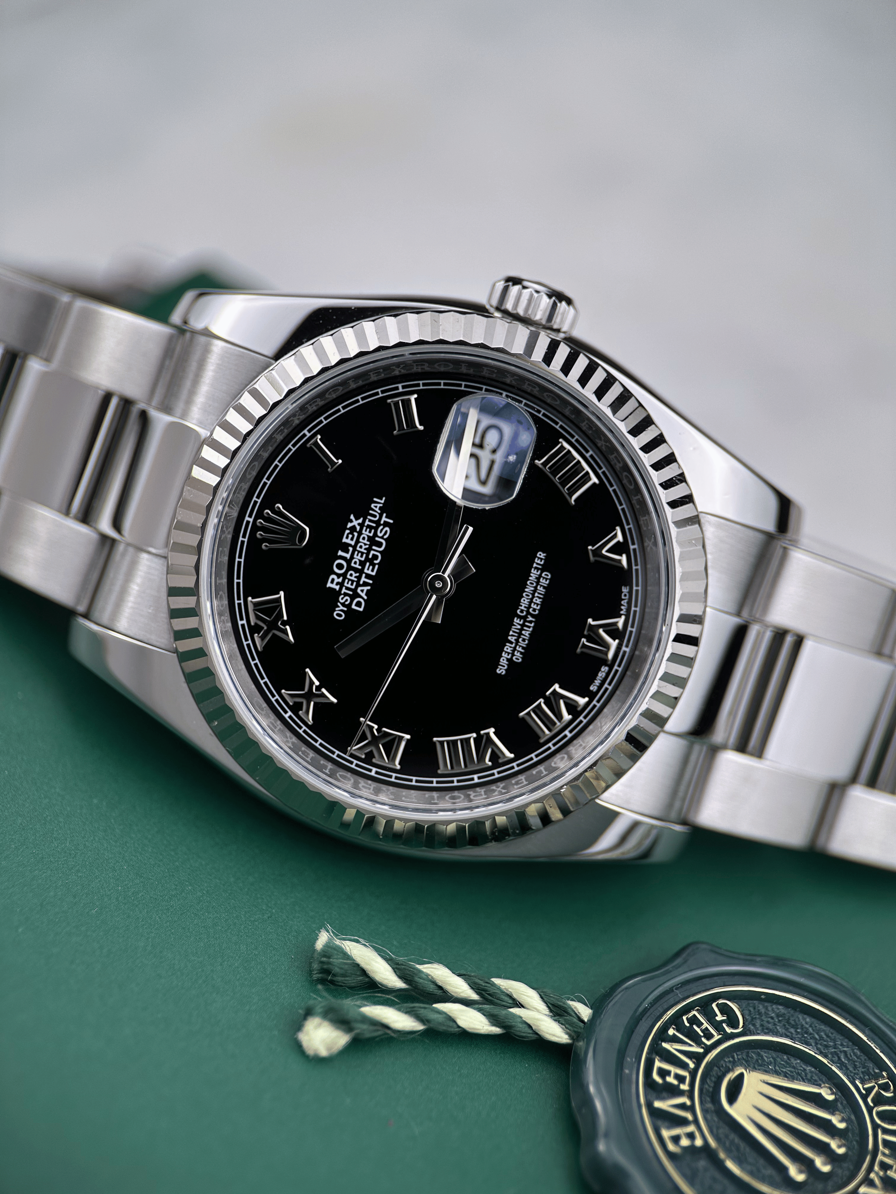 Rolex Datejust 36MM 126234 Schwarz Fullset 2018