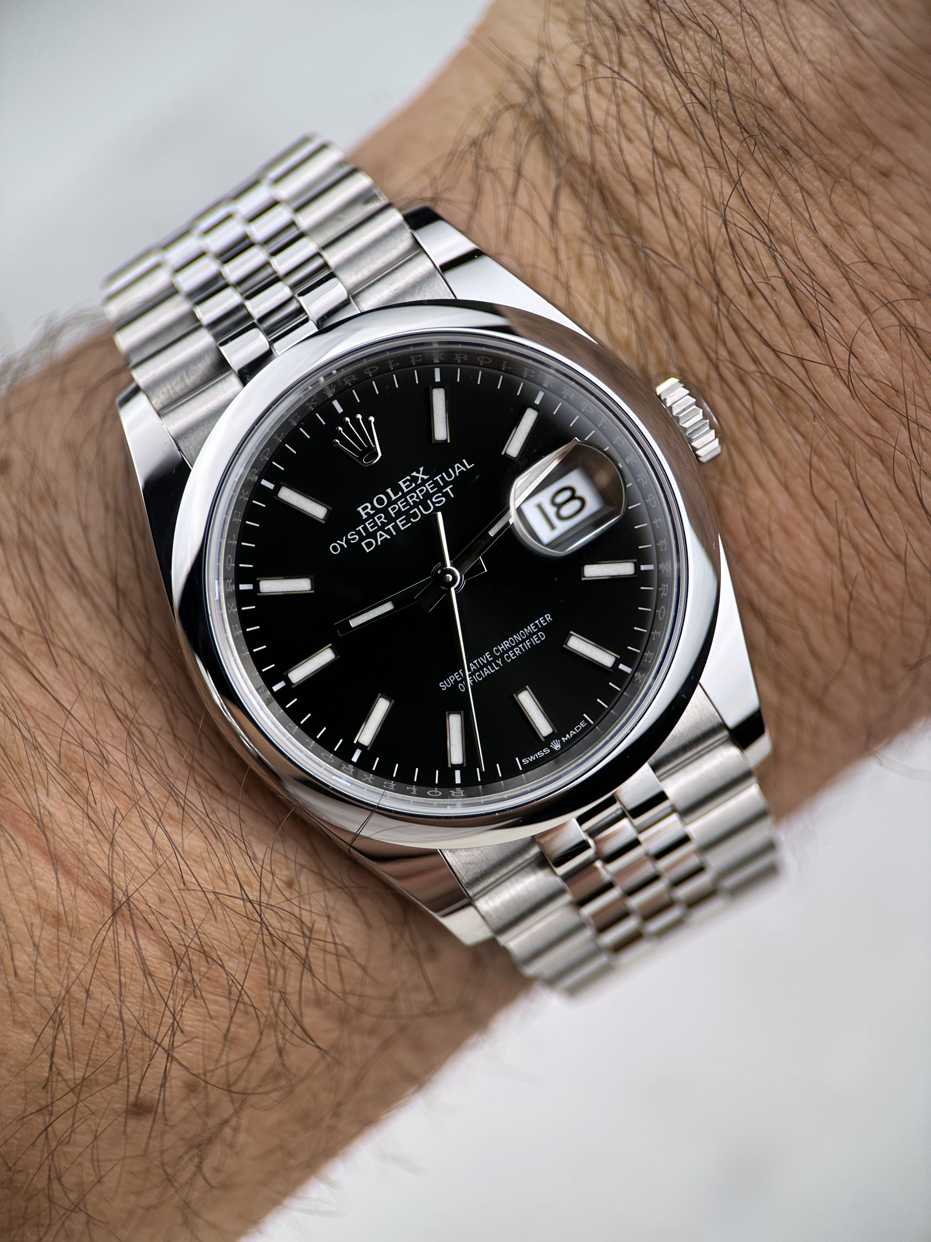 Rolex Datejust 36 Schwarz 126200 Fullset 2021