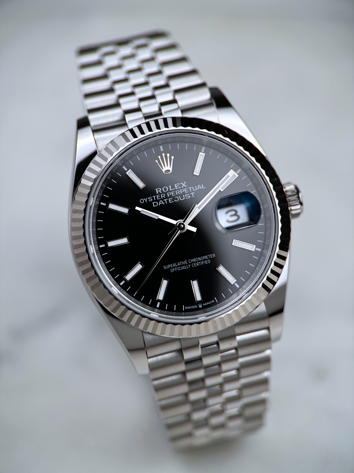 Rolex Datejust 36 Schwarz Index 126234 Fullset 2025