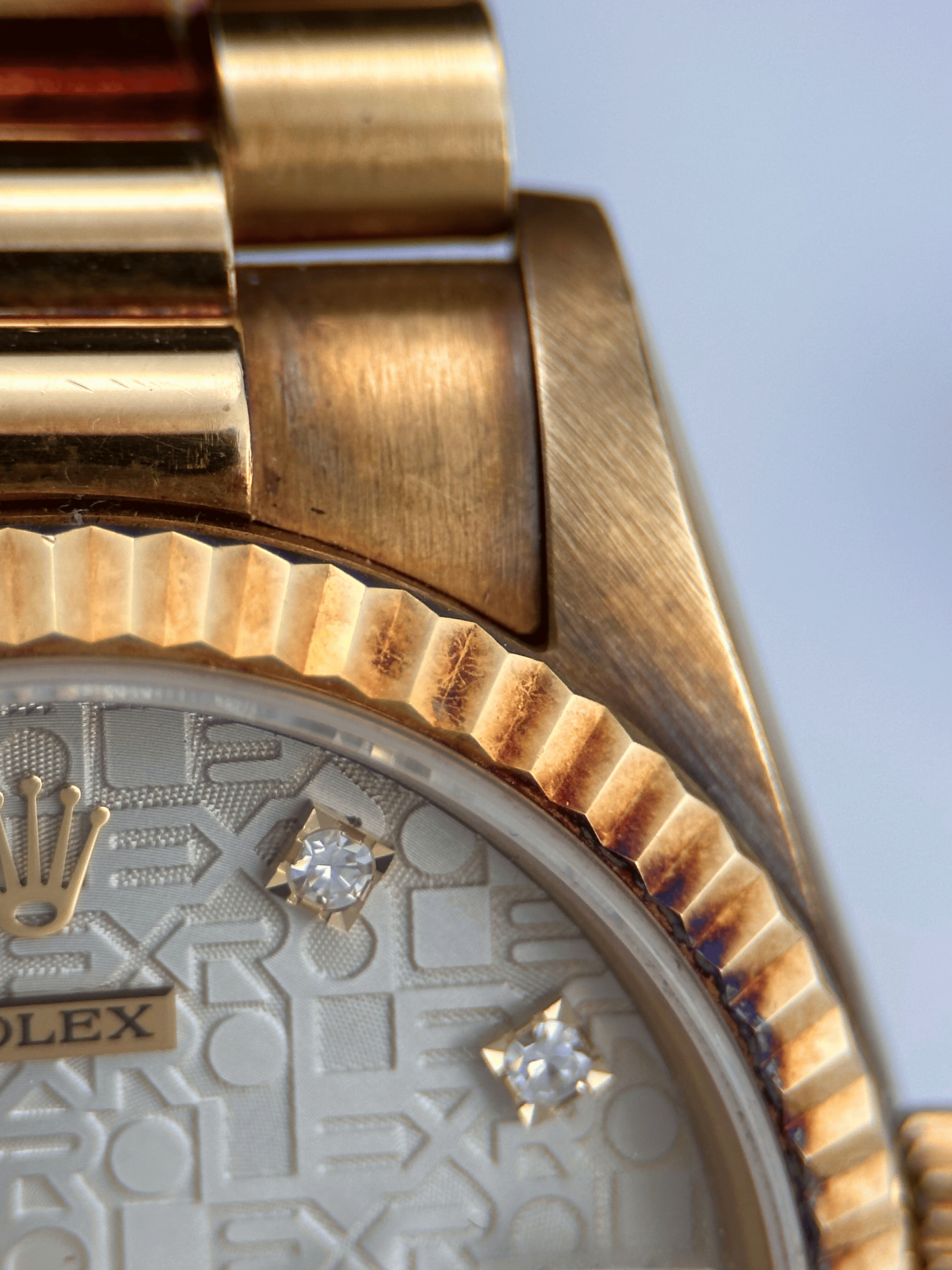 Rolex Datejust 31mm Silber Jubilee Brillant 68278 NOS Org Papiere 1984