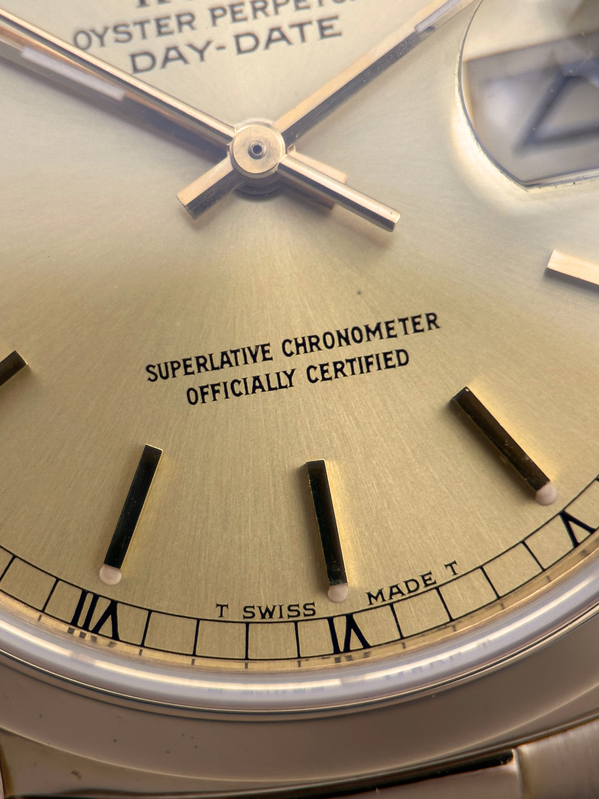 Rolex Day Date 36 Champagner 18028 aus 1978