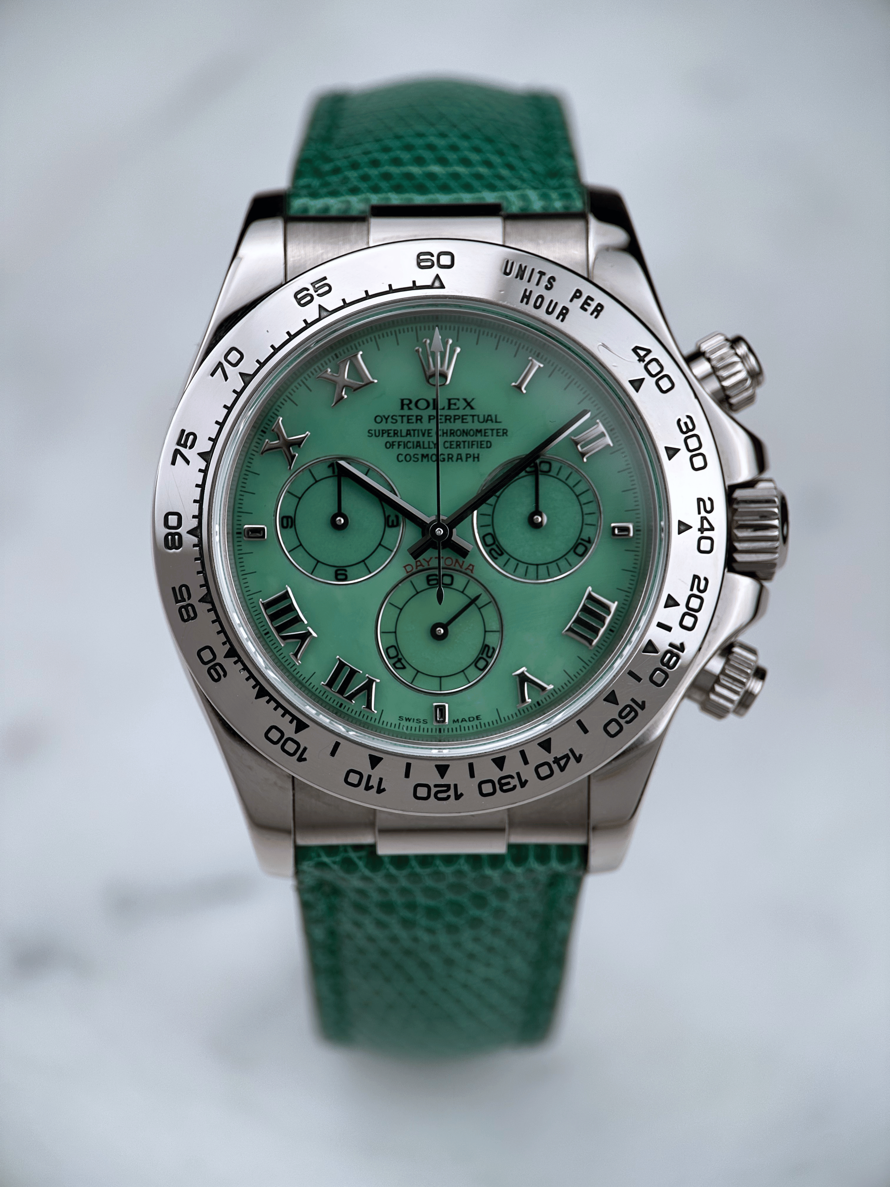 Rolex Cosmograph Daytona "Beach" Grün 116519 Fullset 2002