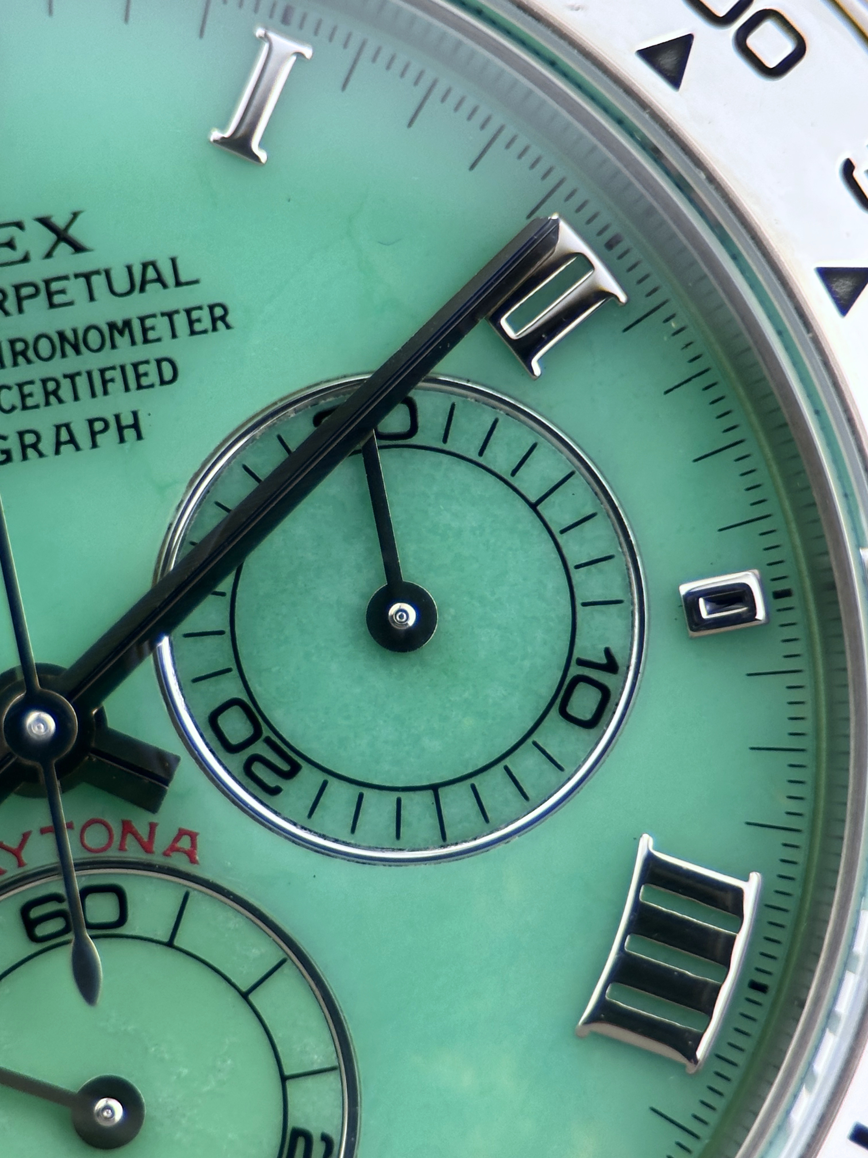 Rolex Cosmograph Daytona "Beach" Grün 116519 Fullset 2002