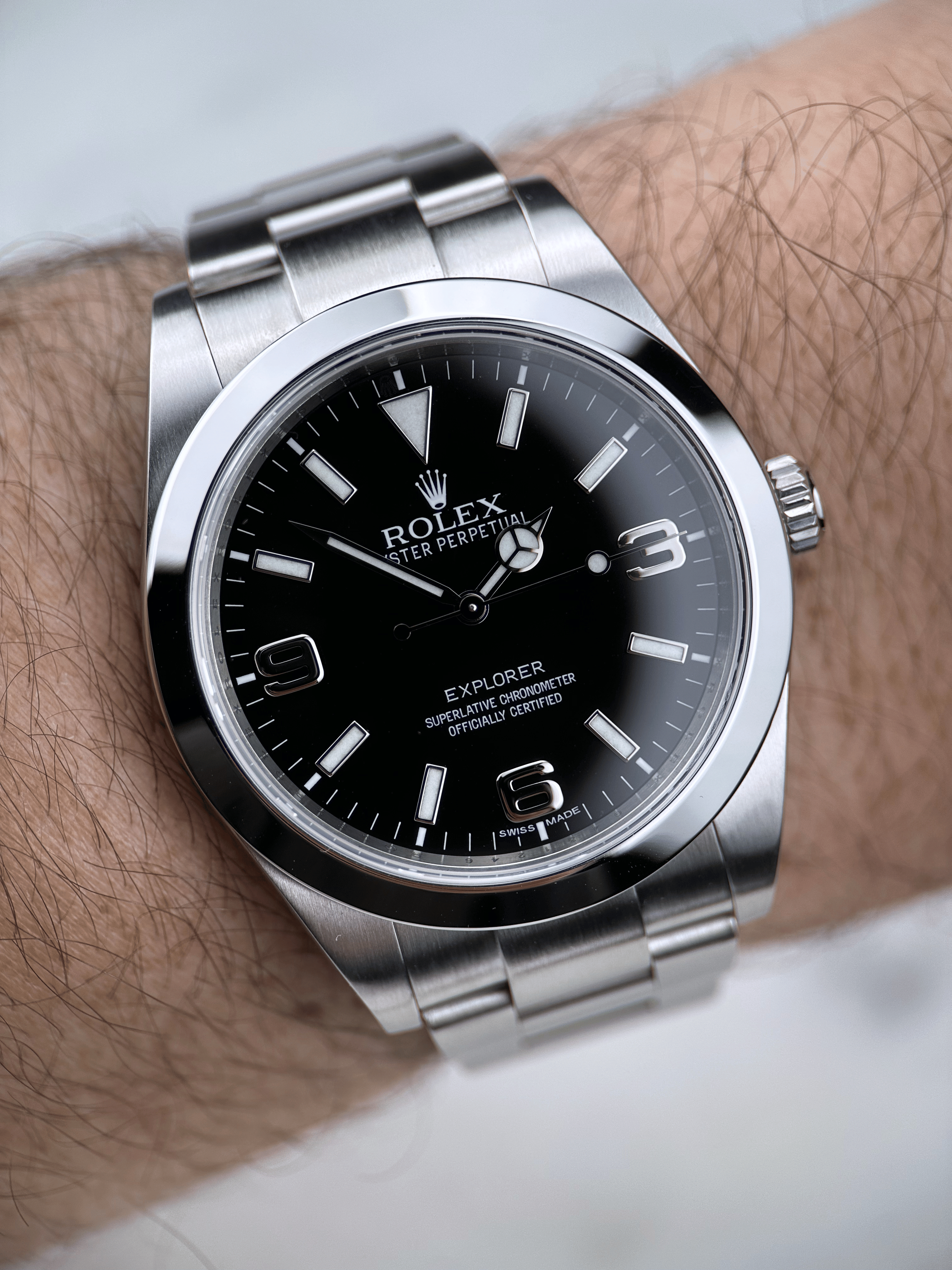 Rolex Explorer I 214270 Fullset 2012