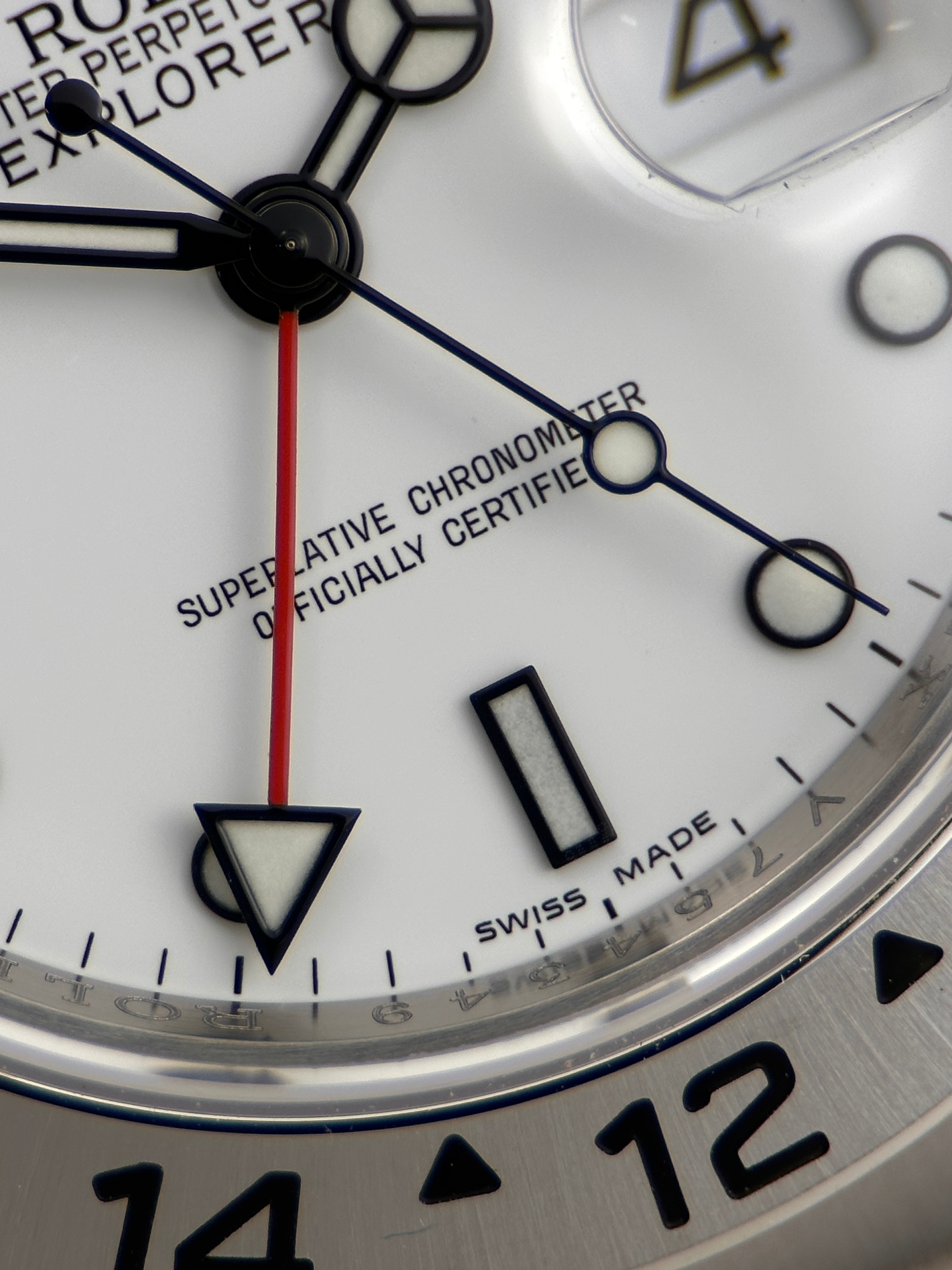 Rolex Explorer II 16570 Weiß "Full Sticker" Fullset 2012