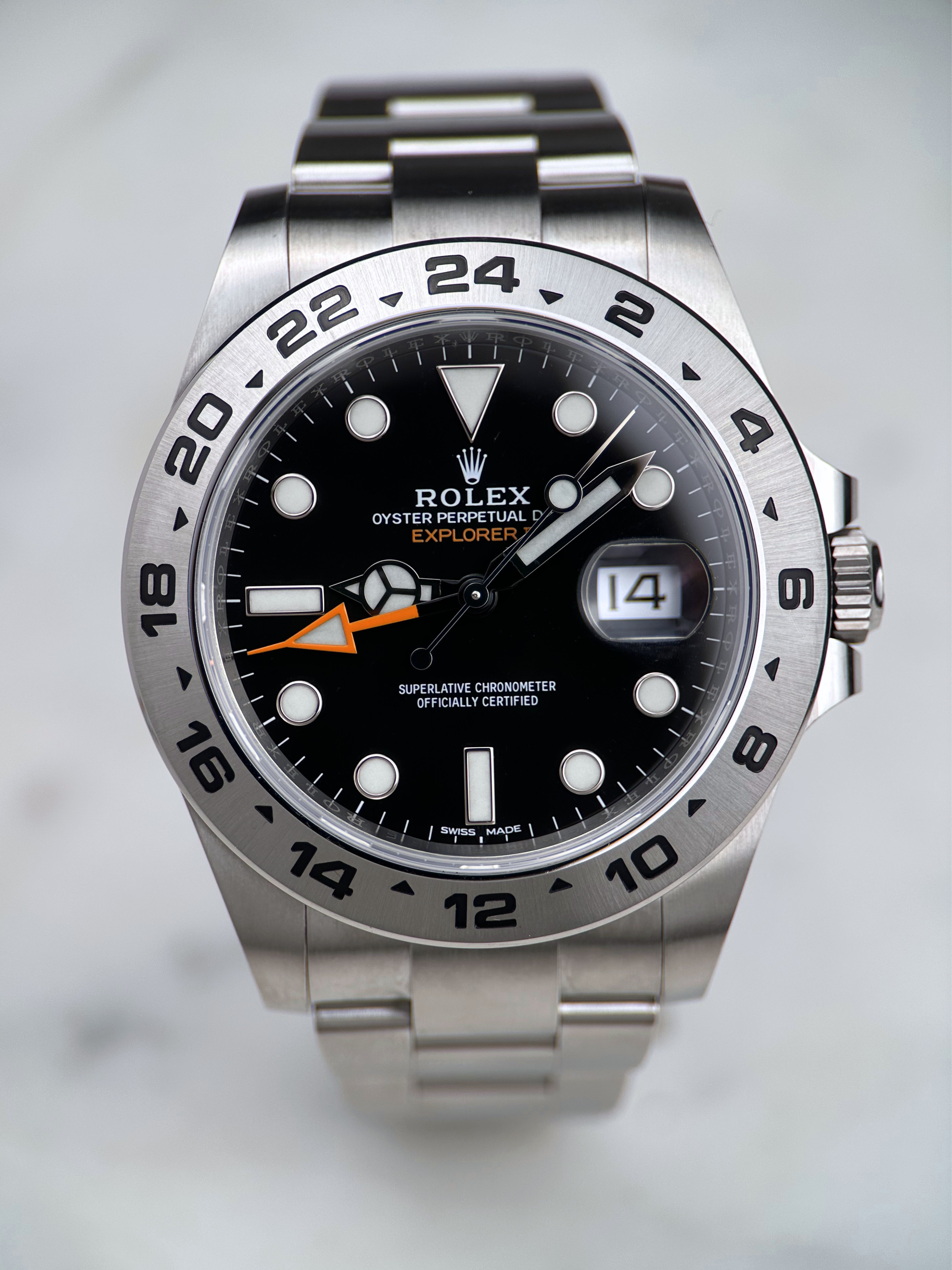 Rolex Explorer II Schwarz 216570 Fullset 2020