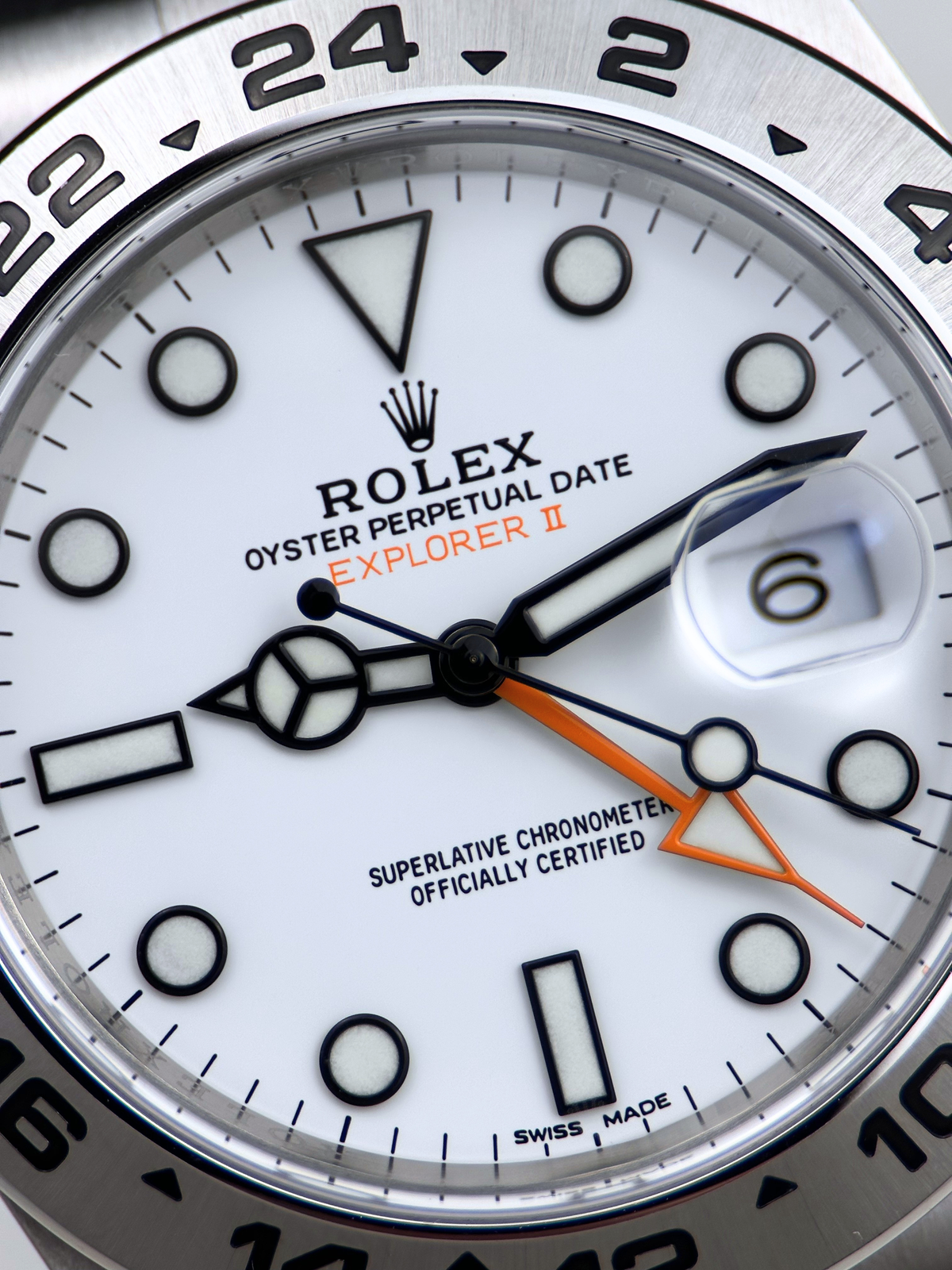 Rolex Explorer II 216570 Weiß Fullset 2019