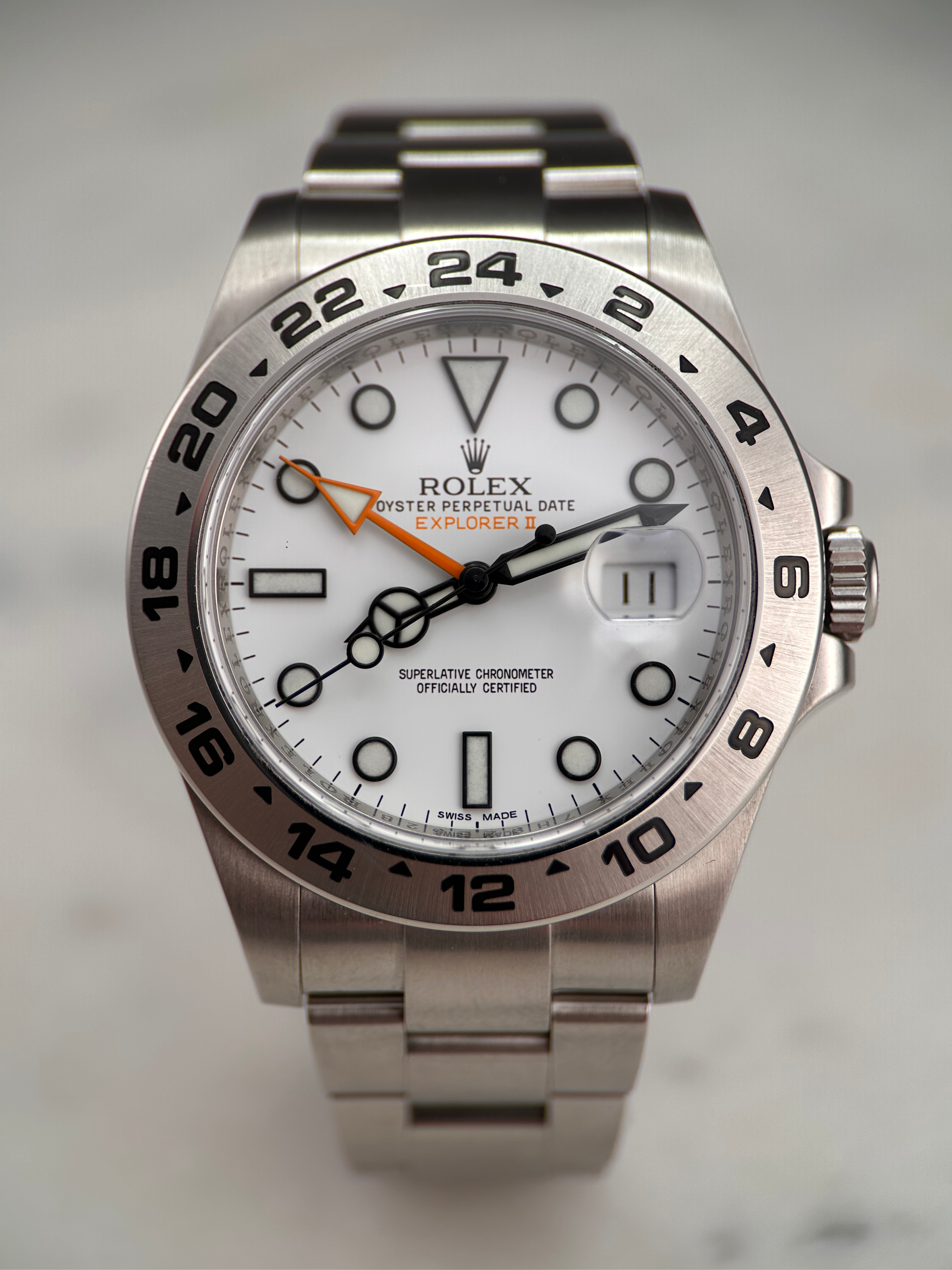 Rolex Explorer II Weiß 216570 Fullset 2012