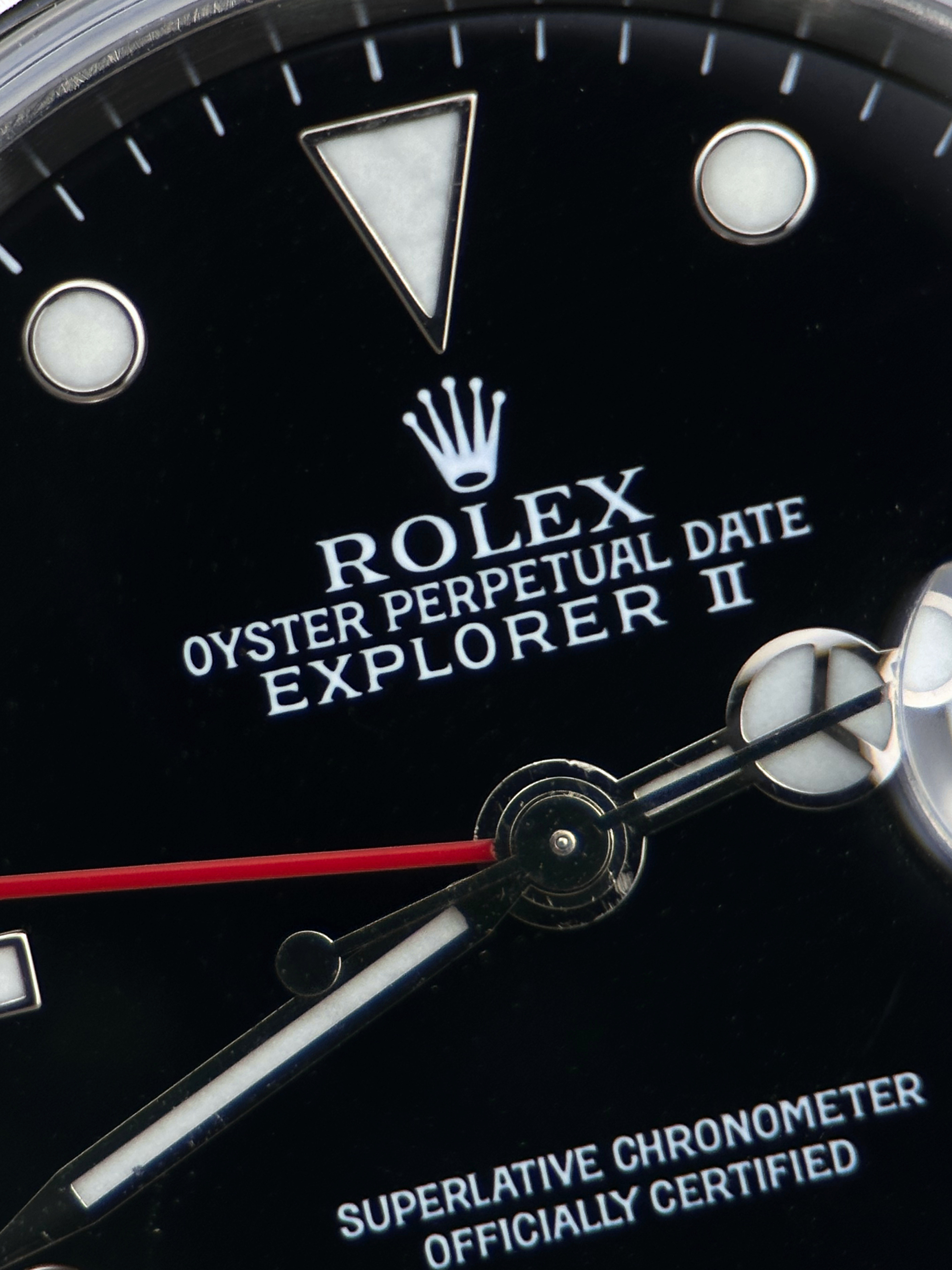 Rolex Explorer II Schwarz 16570 F-Serie 2003
