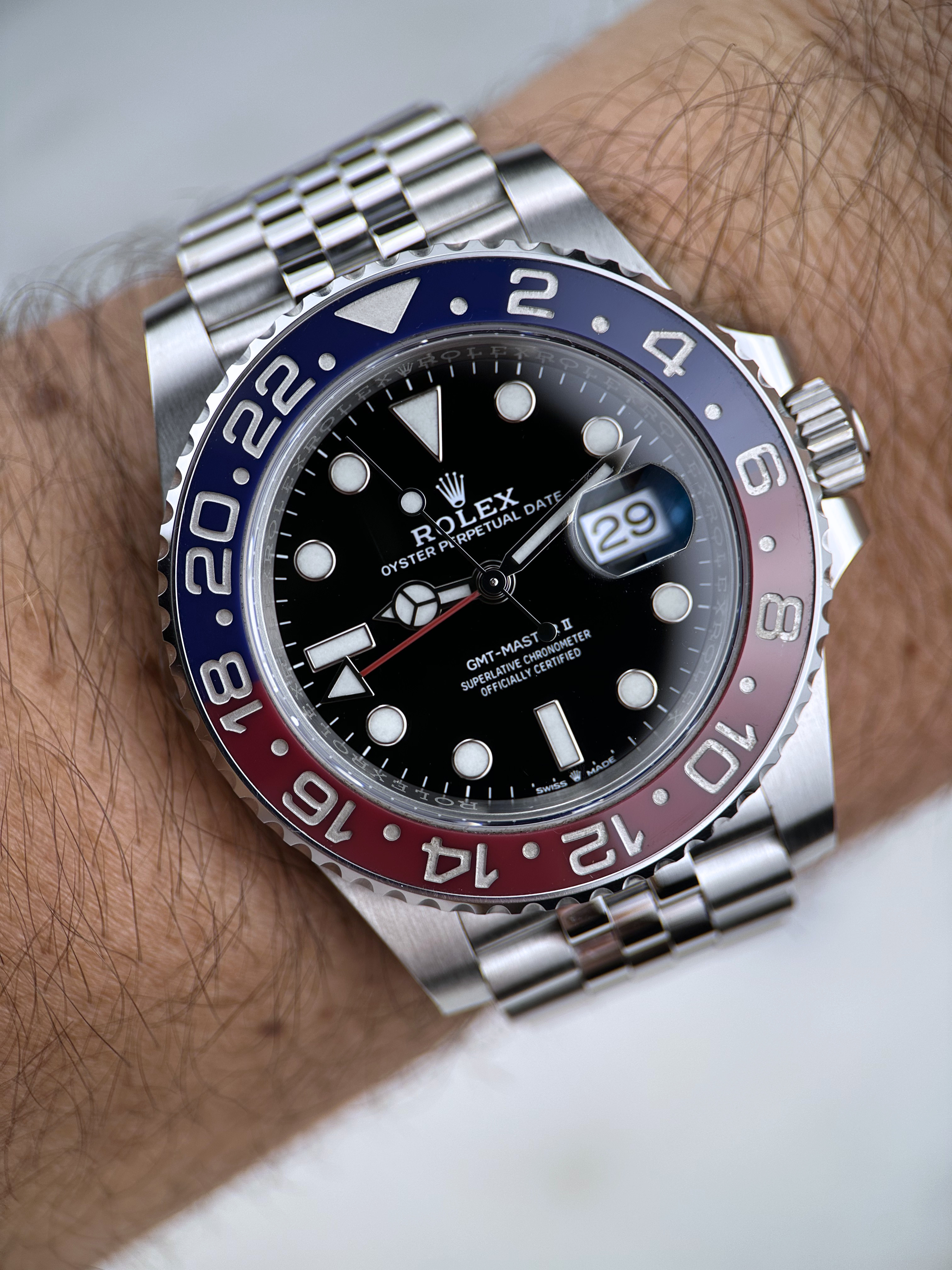 Rolex GMT Master II "Pepsi" 126710BLRO Fullset 2020