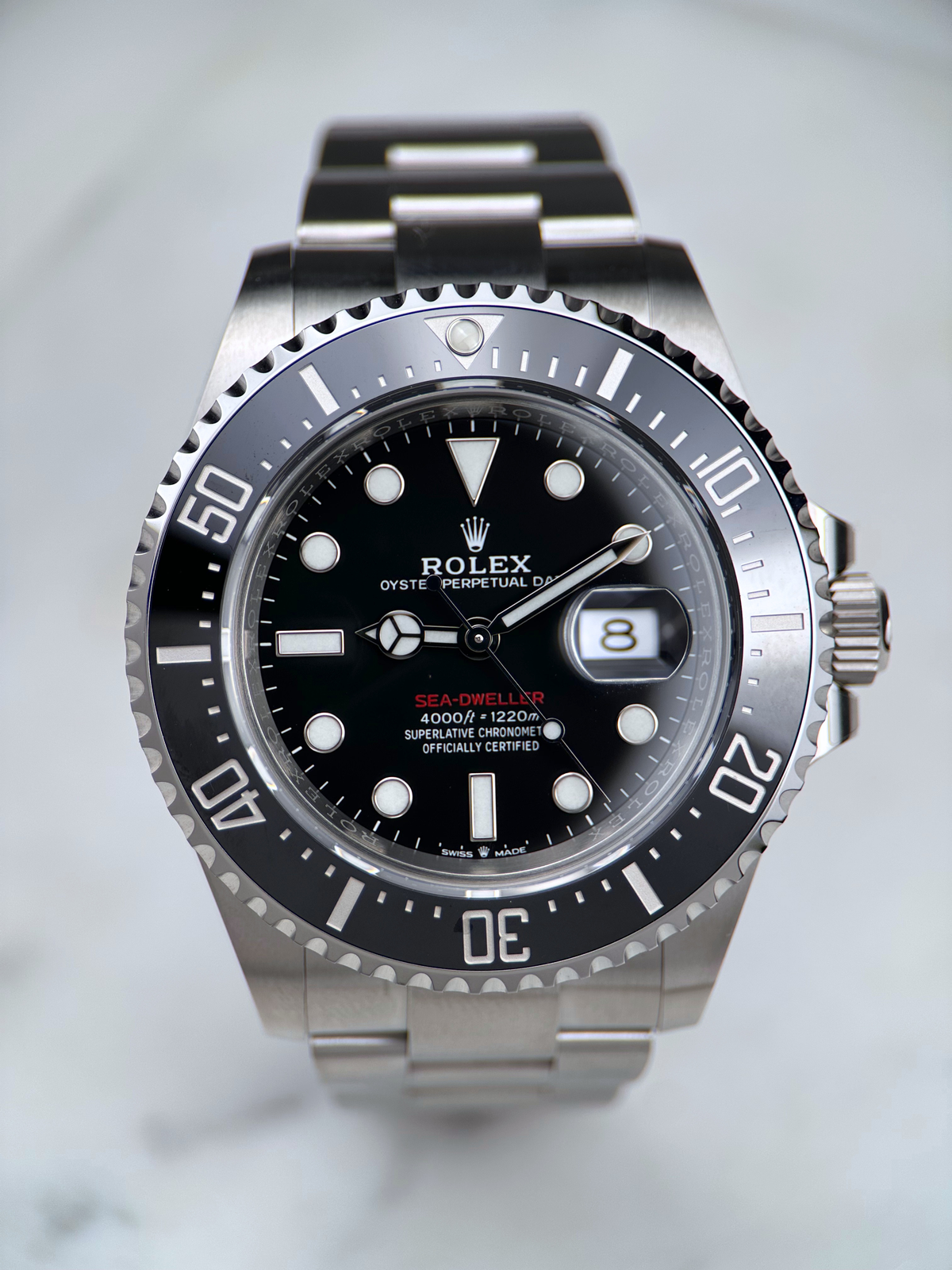 Rolex Sea Dweller Rotschirft 126600 Fullset 2019