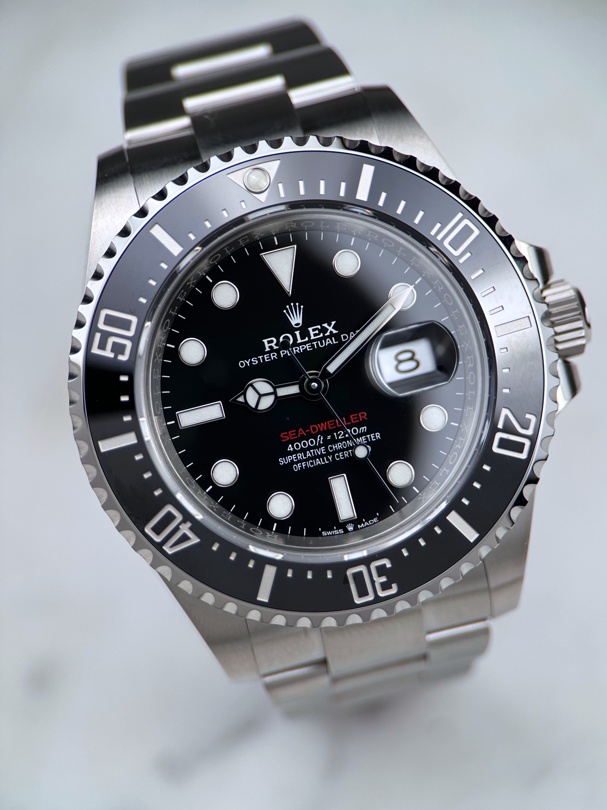 Rolex Sea Dweller Rotschirft 126600 Fullset 2019
