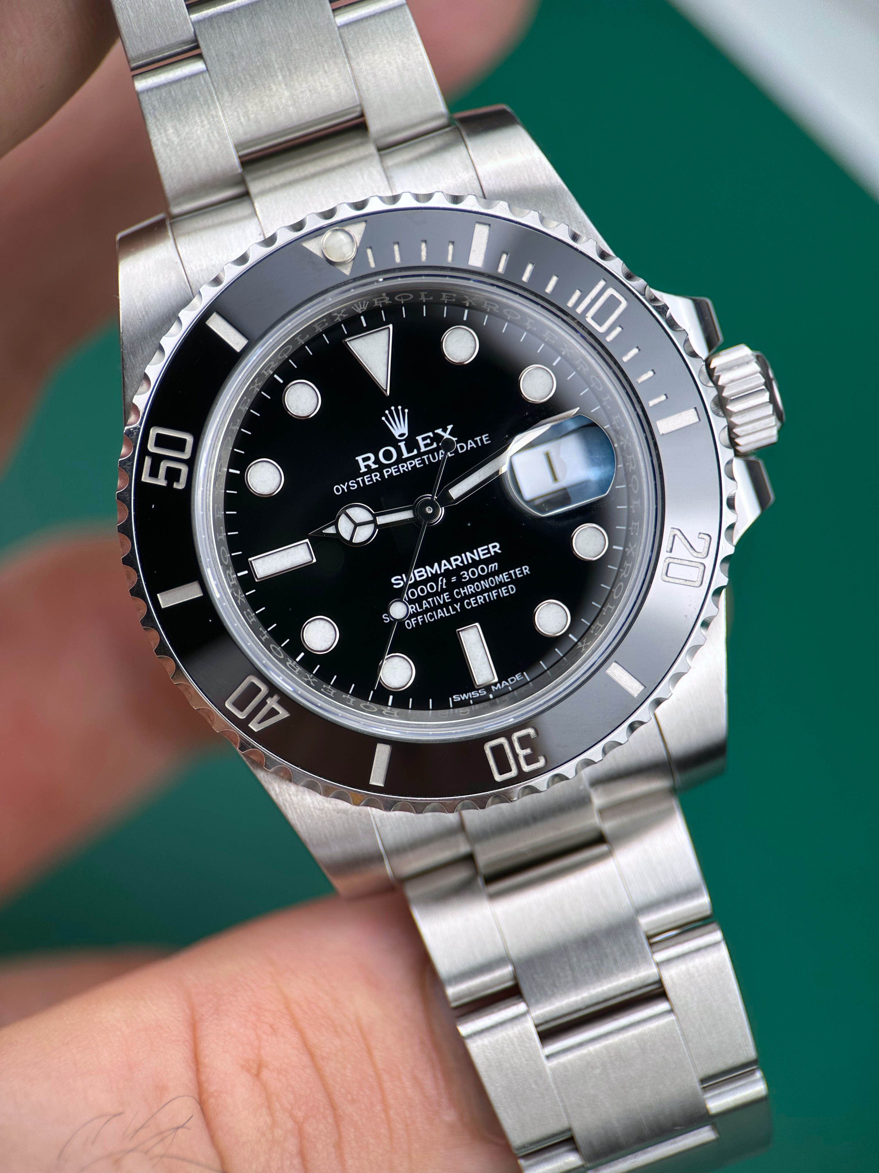 Rolex Submariner Date 40 Schwarz 116610LN Fullset 2020