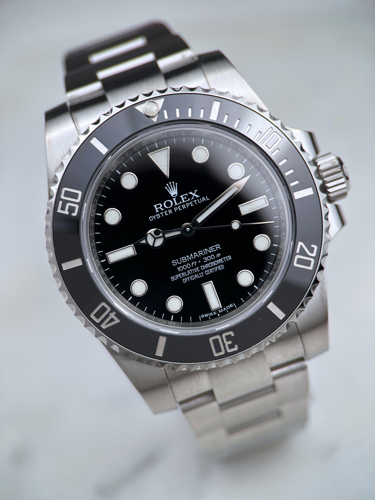 Rolex Submariner No Date 114060 Fullset 2017