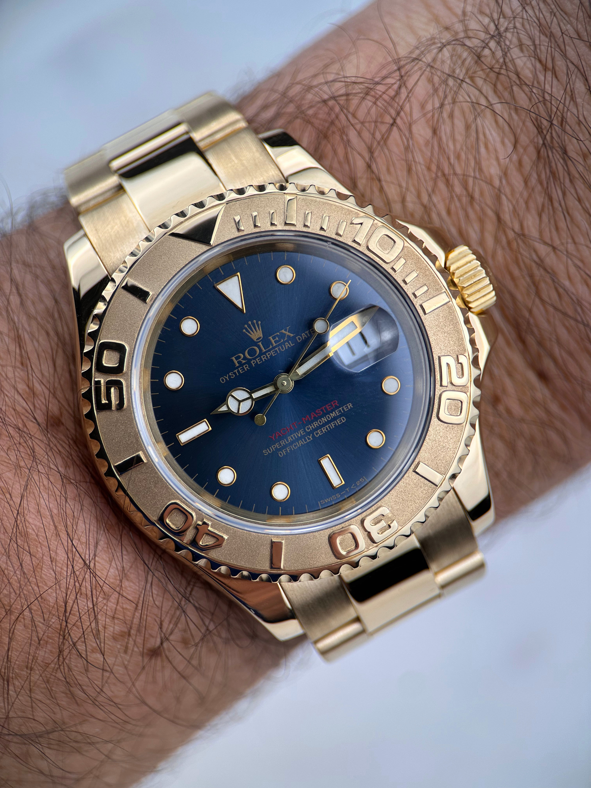 Rolex Yachtmaster 40 Blau 16628 Fullset 1999