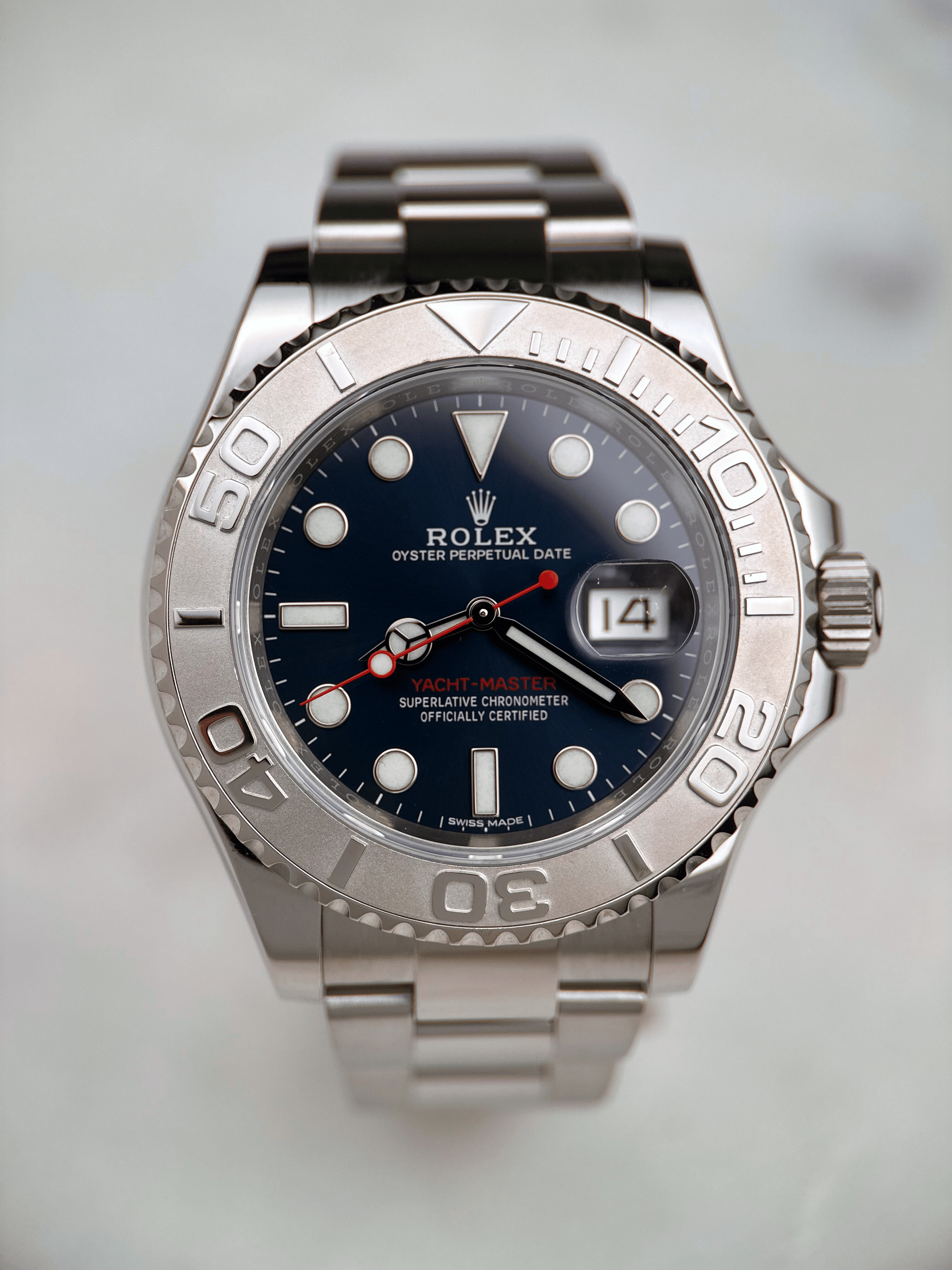 Rolex Yachtmaster Blau 116622 Fullset 2017 LC170
